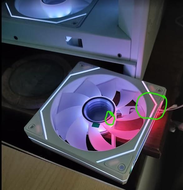 DARKROCK Black F120 3in1 120mm Infinite Mirror Design Case Fans customer photo 1