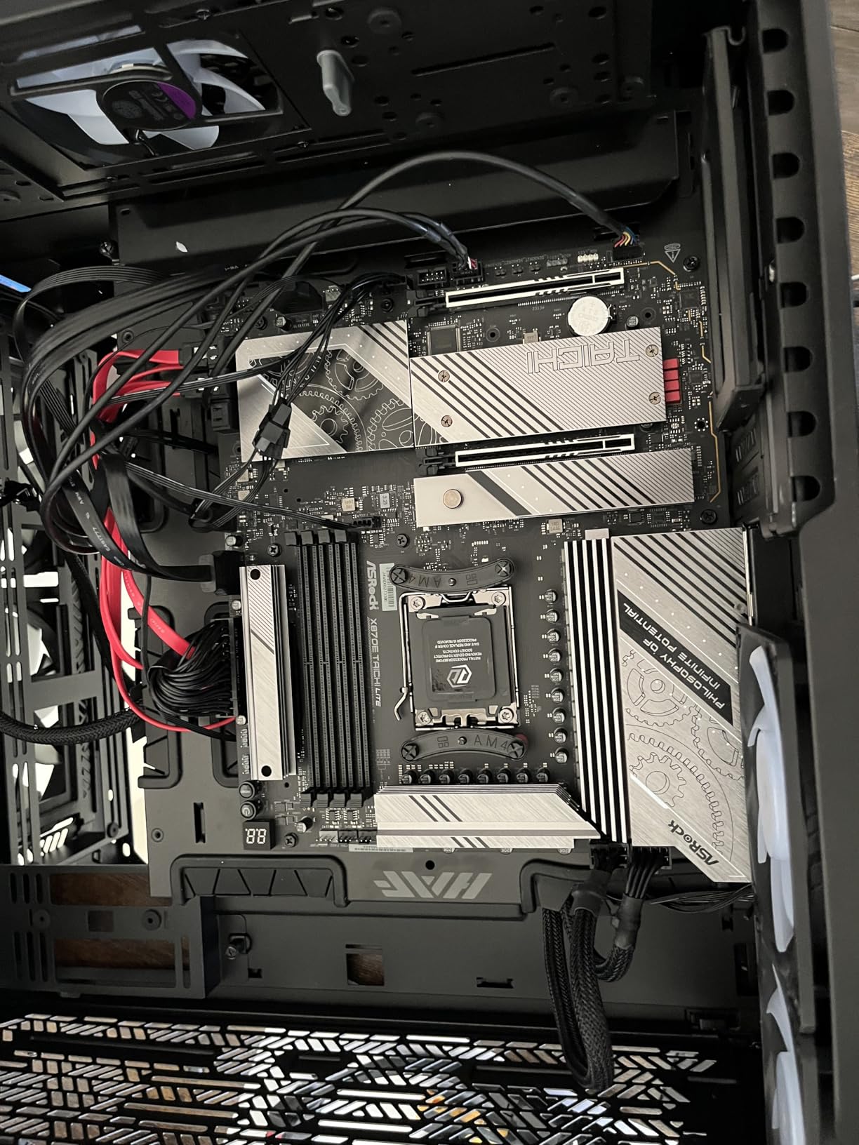 ASRock AMD X870E Taichi Lite Ryzen Socket AM5 DDR5 DIMMs 8200 256 GB X870 EATX Motherboard 5G LAN M.2 USB4 WiFi7 customer photo 2