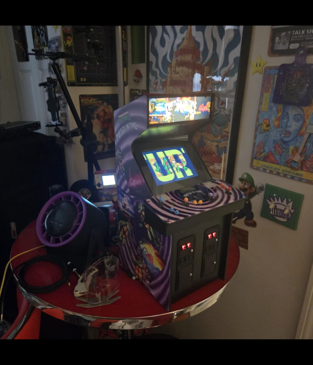 Quarter Arcades Burger Time 1/4 Scale Mini Arcade | Authentic wooden cabinet, Original ROM, DIP switch access, 5-inch TFT screen customer photo 1