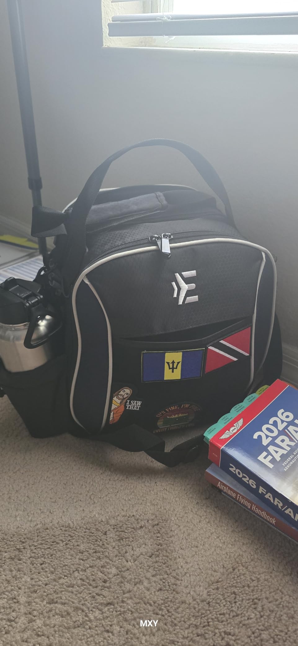 EntireFlight Flight Bag For Pilots - Pilot Bag Carries All Required Pilot accessories and Gear Including Your Kneeboard, Ipad, And Aviation Headset - Great Gifts for Students & CFIs customer photo 1