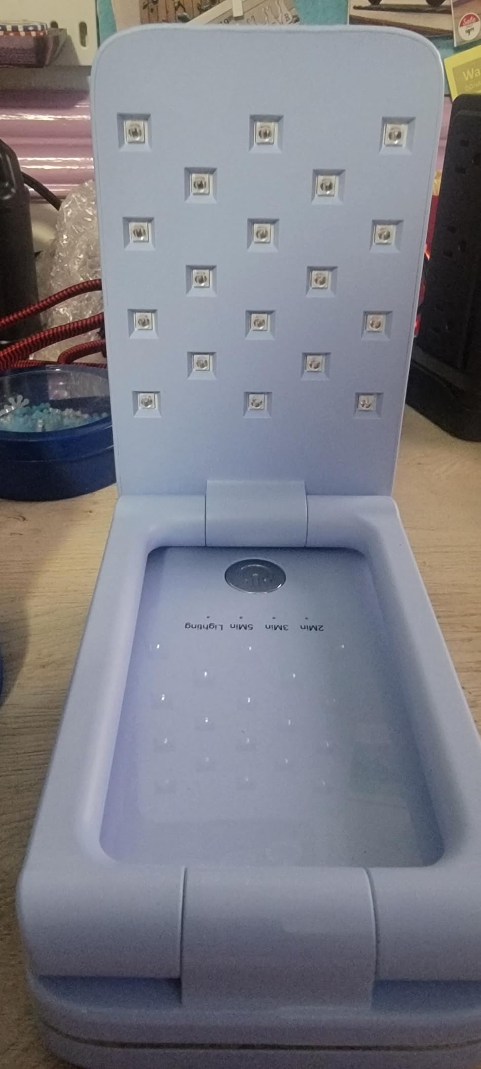 LET'S RESIN Cordless UV Resin Lamp, Rechargeable, 2-Hour Battery | Foldable lamp has adjustable height, a large curing area and up to 2 hours of battery life for cordless resin work customer photo 1