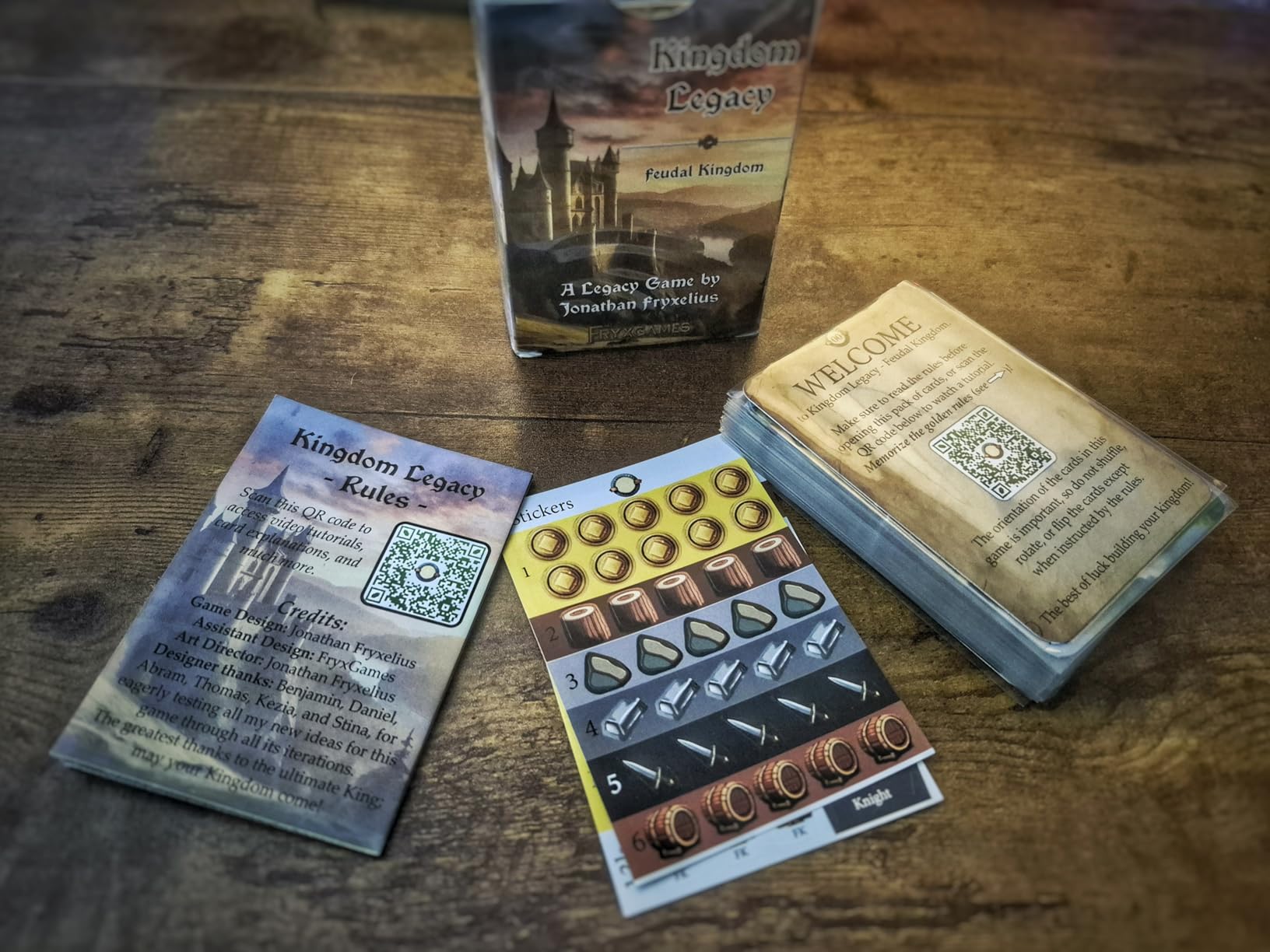 Fryx Games Kingdom Legacy: Feudal Kingdom Solo Strategy Card Game customer photo 2