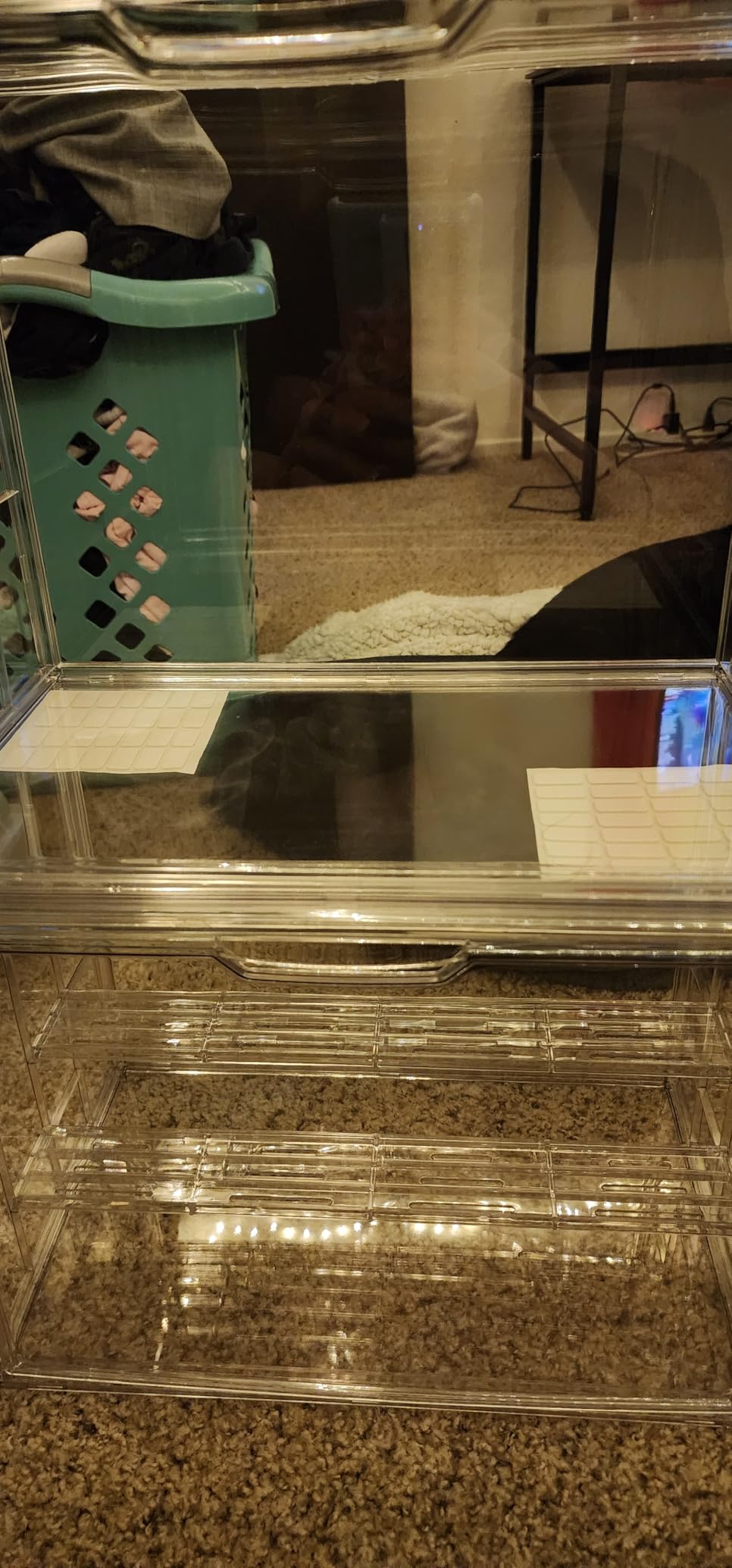 Attelite Acrylic Display Case for Collectibles 4 Tiers Clear Acrylic Box customer photo 1
