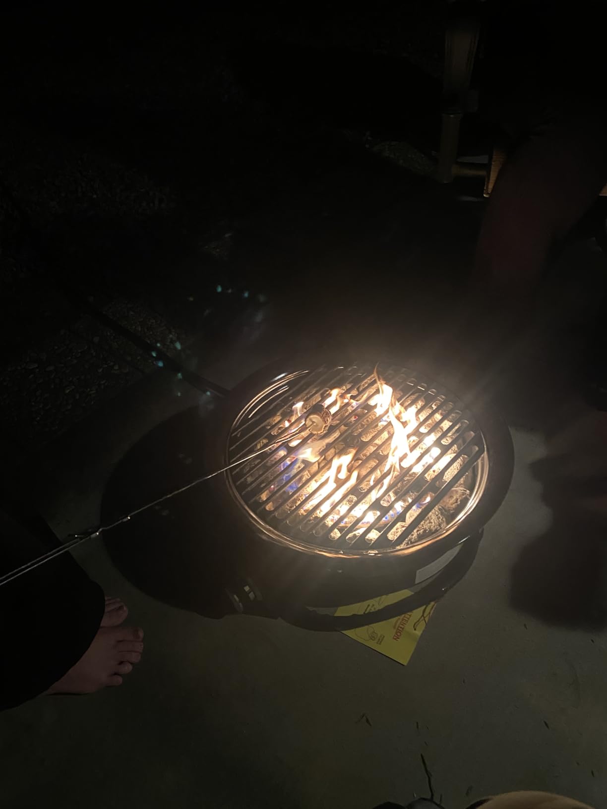 Ciays 19 Inch Smokeless Firepit, Portable for Outside Camping, Black customer photo 1