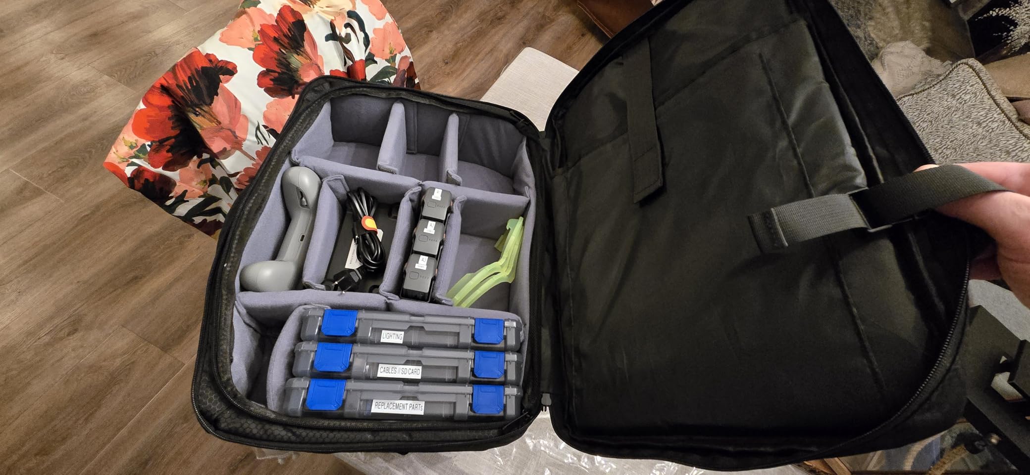 PEKREWS Case for DJI Avata 2, Goggles 3, RC Motion 3, Large Carry On Bag | 40L, Fits 17.3 Inch Laptop, Expandable, Hard Drone Carrying Case, Travel Laptop Backpack, for DJI Avata 2 Fly More Combo customer photo 2