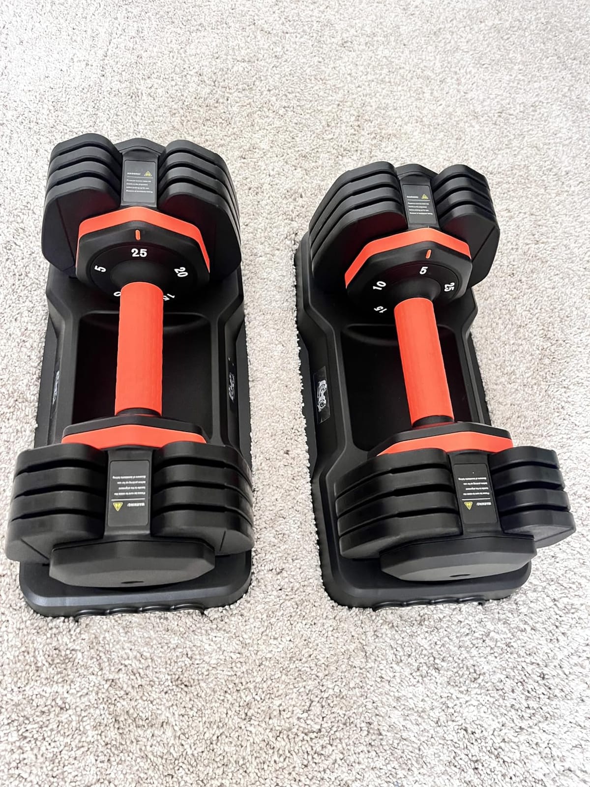 2026 FDB2 Updated Adjustable Dumbbell Set of 2, 5-in-1/10-in-1 Weights Dumbbell Set with Storage Box, 25lbs/55lbs Adjustable Weights with Anti-slip Silicone Grip customer photo 2