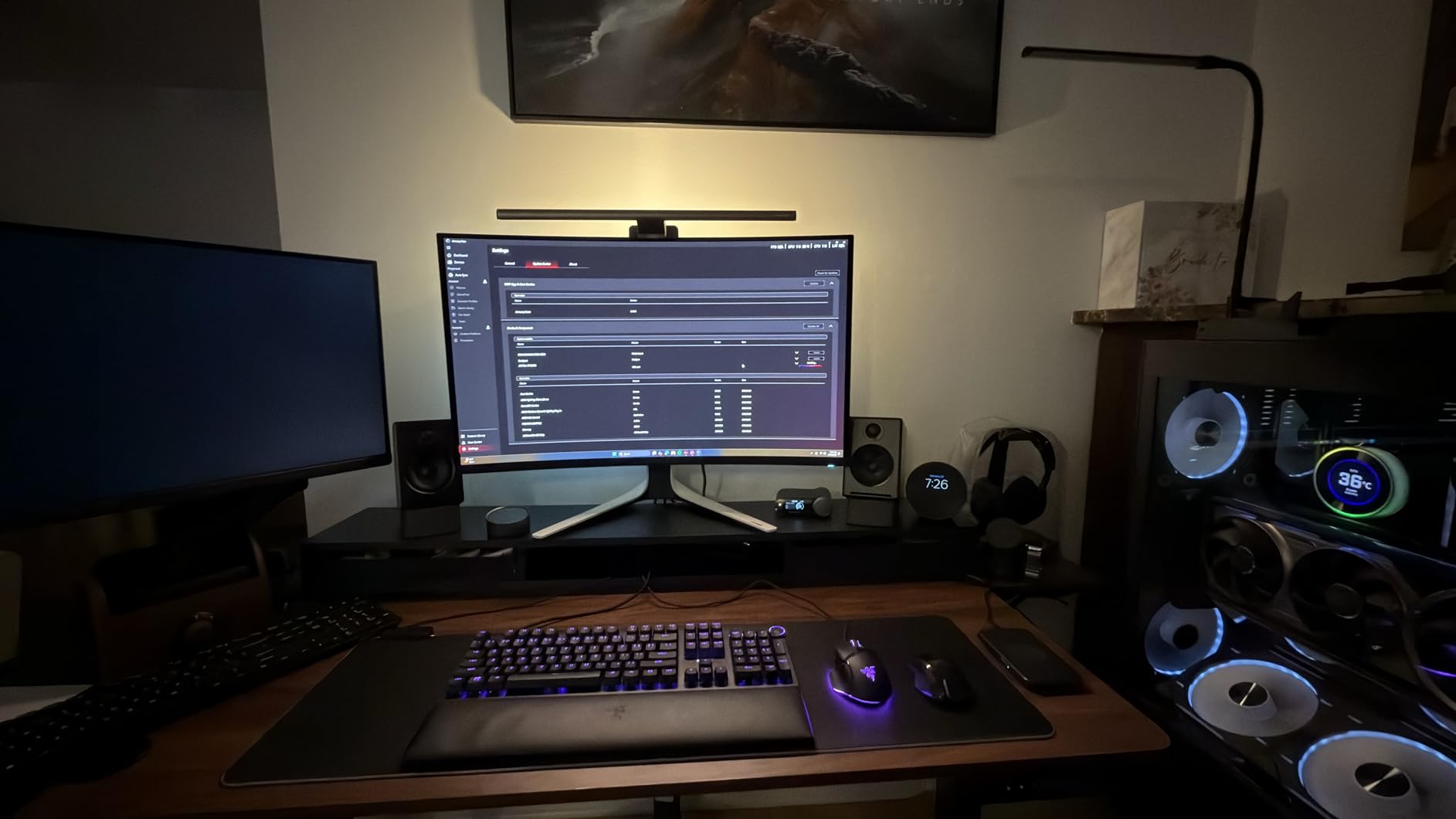 BenQ ScreenBar Halo 2 LED Monitor Light Bar - Wireless Controller, Backlight, Motion Sensor, Adjustable Brightness/Color Temperature, Eye-Care, No Screen Glare, Fits Curved Monitor customer photo 2