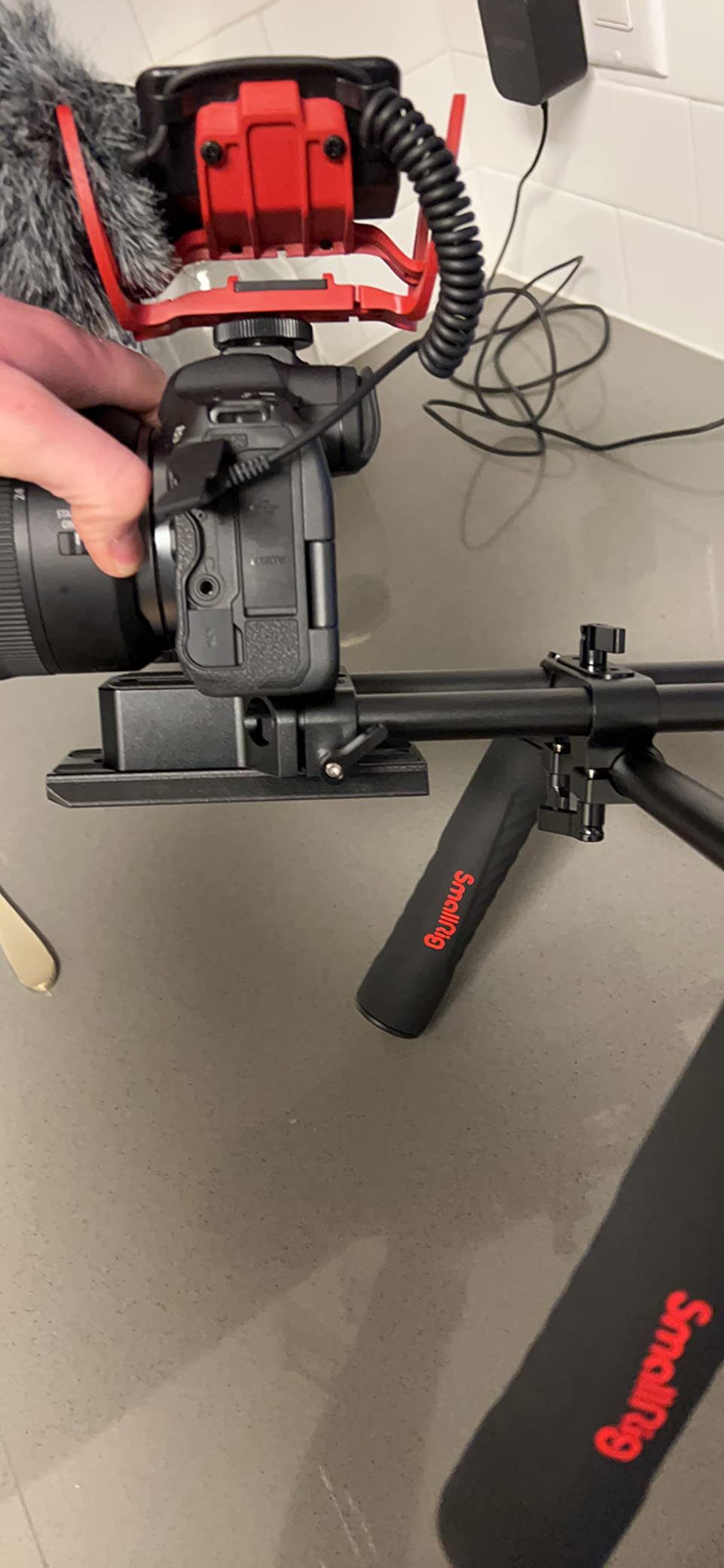 SmallRig Classic Shoulder Rig Kit, Lightweight & Portable (2.98lb) | Dual Handles 15mm Rods, Shoulder Mount Video Rig with Quick Release for Arca customer photo 1