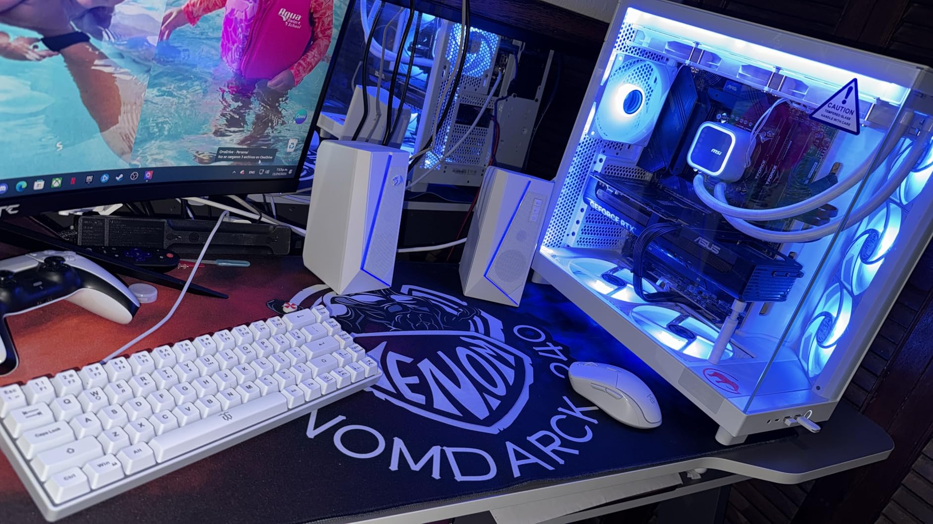 MSI MAG Coreliquid A13 360 White - AIO ARGB CPU Liquid Cooler - 360mm Radiator - LGA 1700/1851 / AM5/AM4 Compatible - Triple 120mm ARGB PWM Fans, White customer photo 2