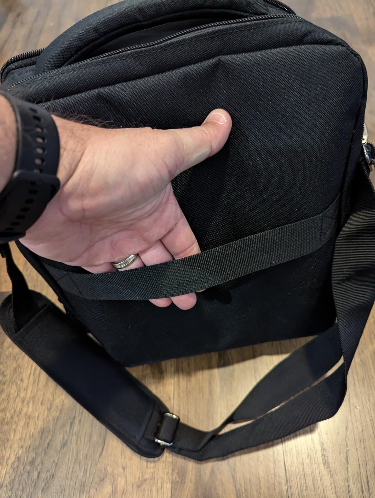 Damero Pilot Headset Bag, Aviation Headset Pilot Bag for Secure Storage | Flight Bag for Aviation Headset, Padded Sleeve for Kneeboard, iPad and More, Three Ways to Carry, Patch Area, Bag Only customer photo 1
