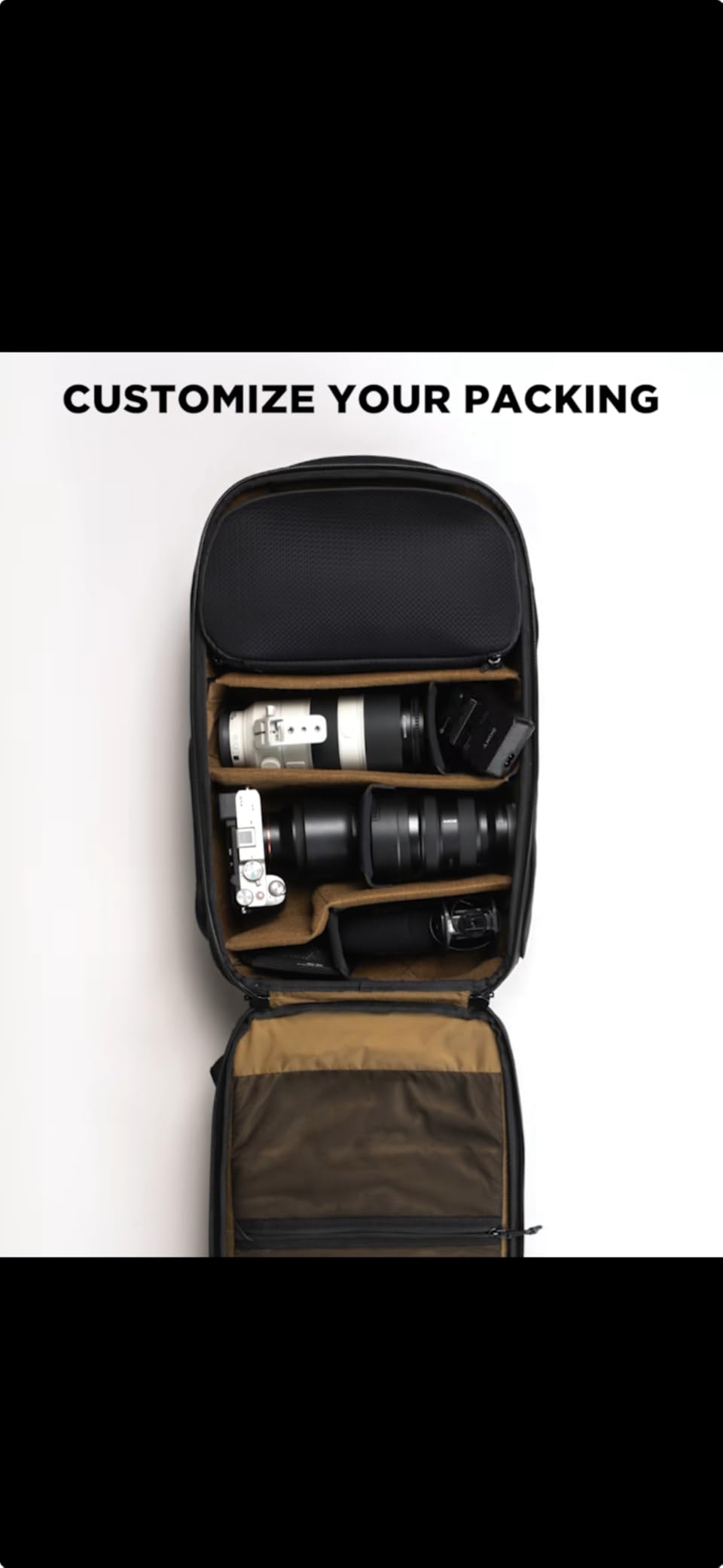 NOMATIC McKinnon Camera Messenger 13L - Camera Bag For Men And Women | Shoulder/Sling/Crossbody Bag, Fits 14