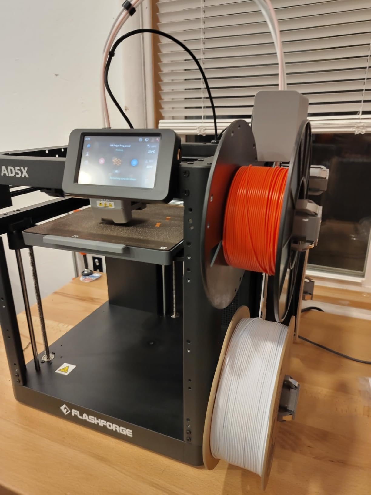 FLASHFORGE AD5X Multi-Color 3D Printer, CoreXY 600mm/s High-Speed, 1-Click Auto Leveling, 300°C Direct Drive Extruder, 220x220x220mm Build Volume, Ideal for Precision and Efficiency customer photo 2
