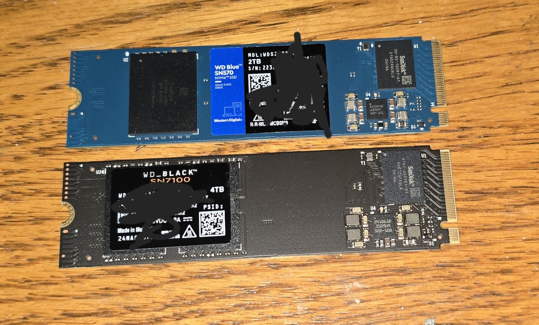 WD_Black SN7100 2TB NVMe SSD - Gen4 PCIe, M.2 2280, Up to 7,250 MB/s Read Speed, Up to 6,900 MB/s Write Speed, Next Gen TLC 3D NAND, for Laptops, Handheld Gaming Devices - WDS200T4X0E customer photo 1