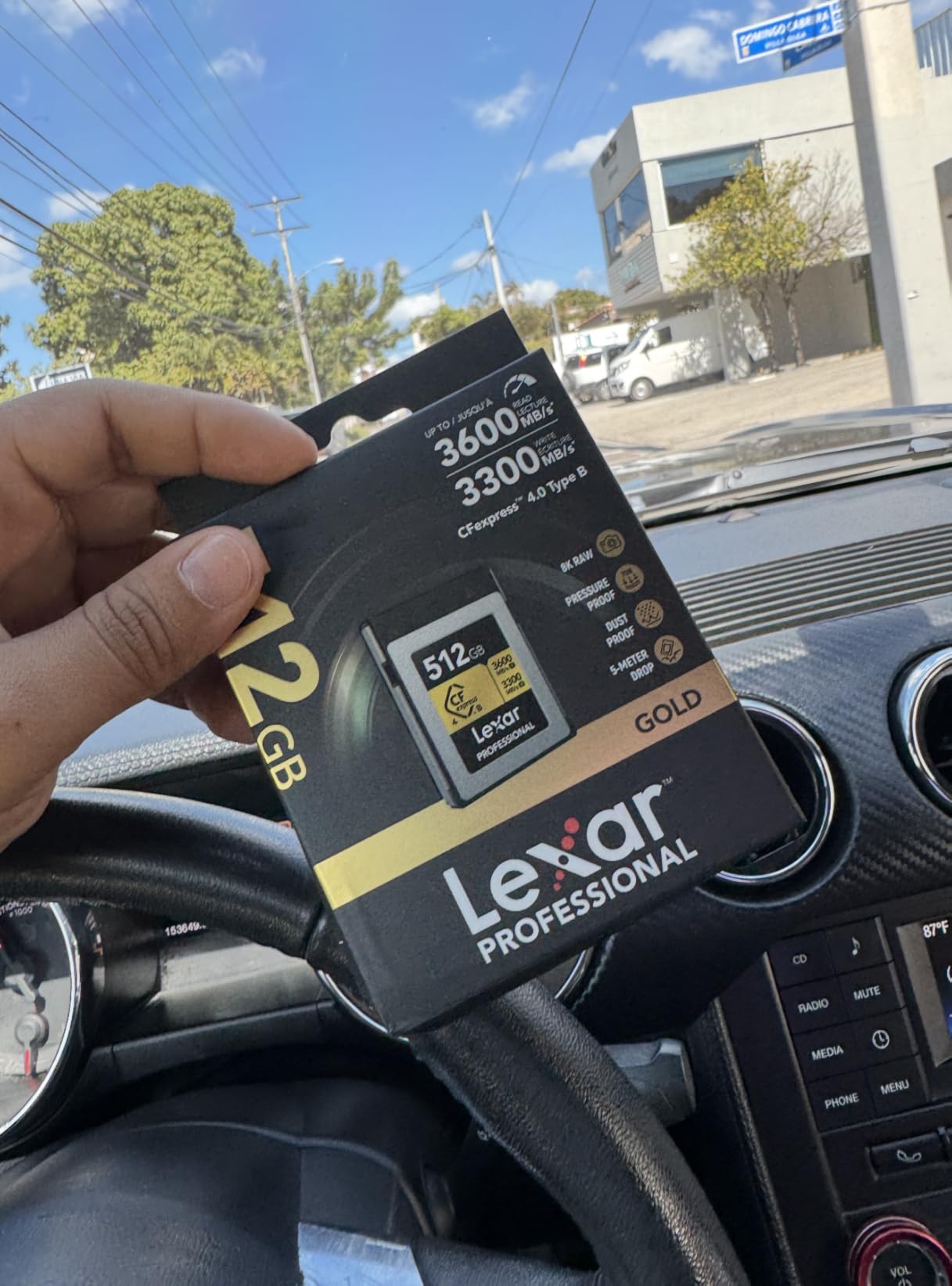 Lexar 512GB Professional Gold CFexpress 4.0 Type B Card with 3600MB/s read for videography, photography and data transfer customer photo 1