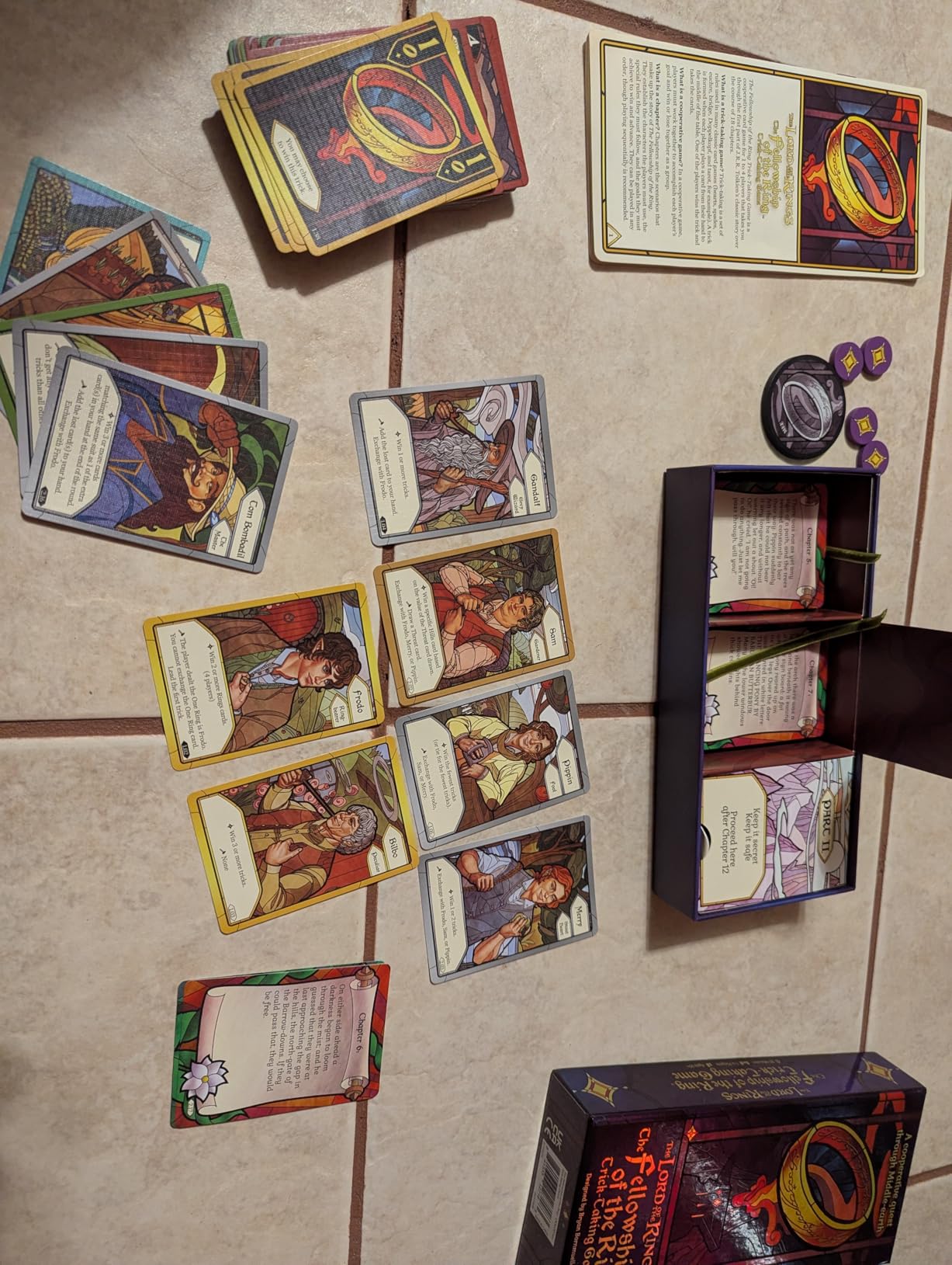 The Lord of the Rings The Fellowship of the Ring Trick-Taking Game | A Cooperative Card Adventure! Strategy Game for Kids & Adults, Ages 10+, 1-4 Players, 20 Mins customer photo 2