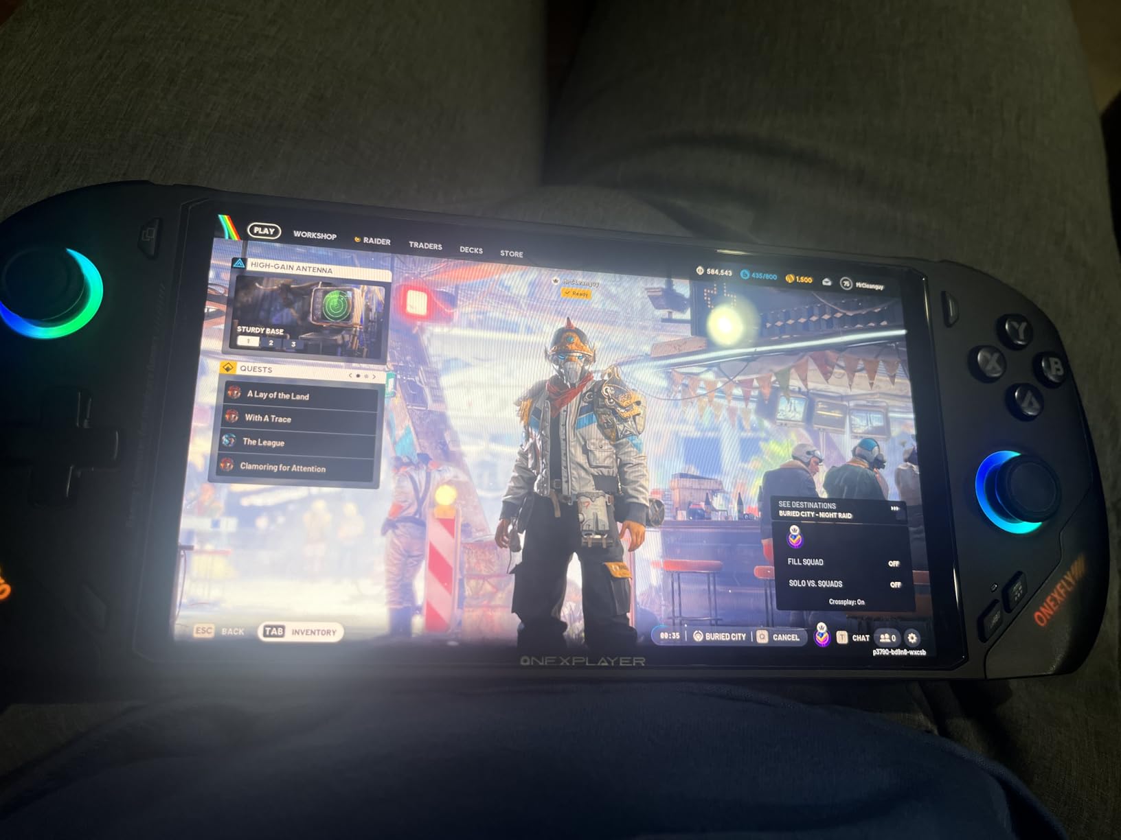 ONEXFLY F1 PRO AMD Ryzen AI 9 HX 370 Handheld Game Console 32GB RAM 2TB SSD 7 inch 144Hz OLED 12600mAh Battery Windows 11 80 TOPS AI customer photo 1