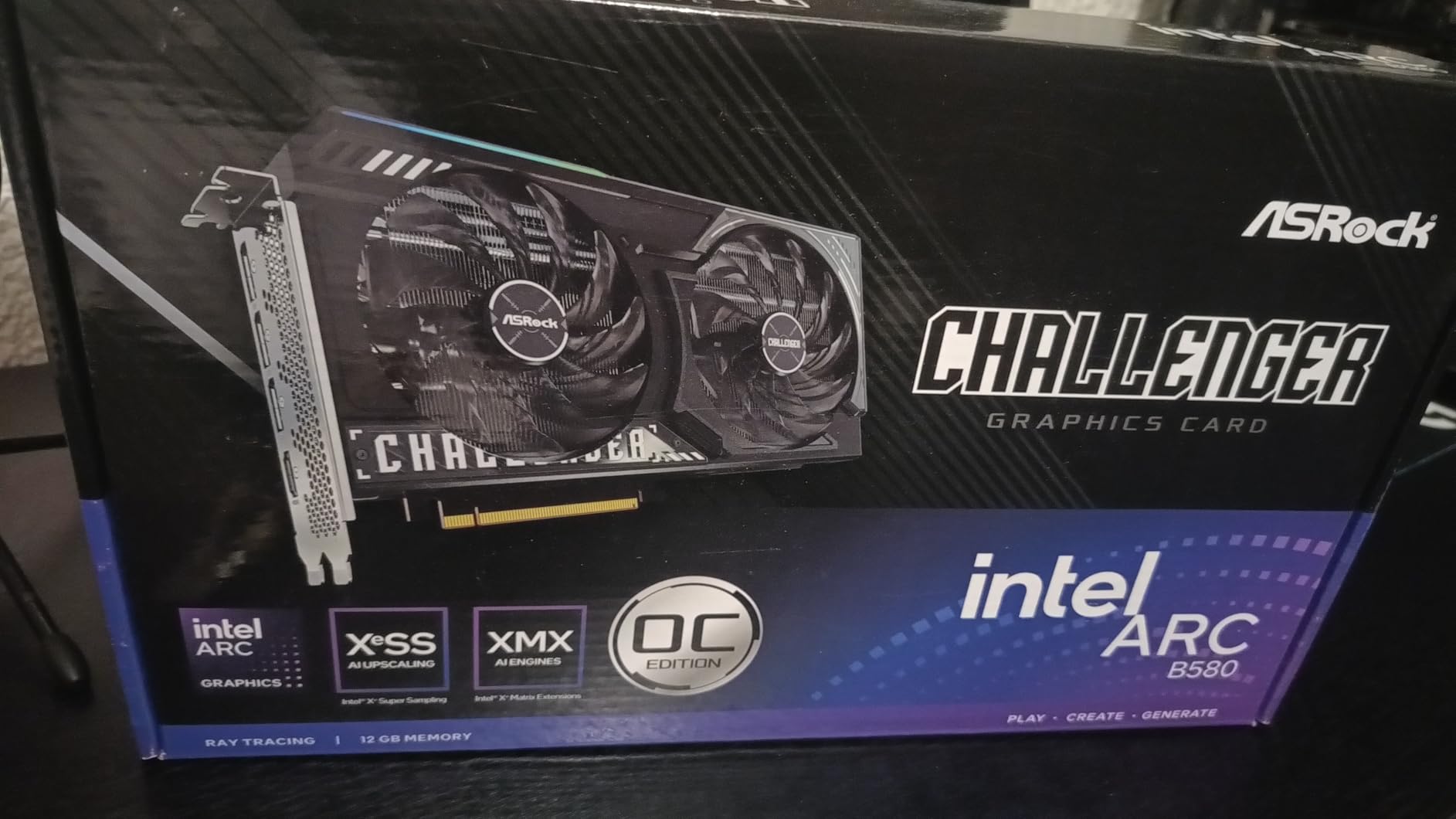 ASRock Intel Arc B580 Challenger 12GB OC Graphics Card customer photo 2