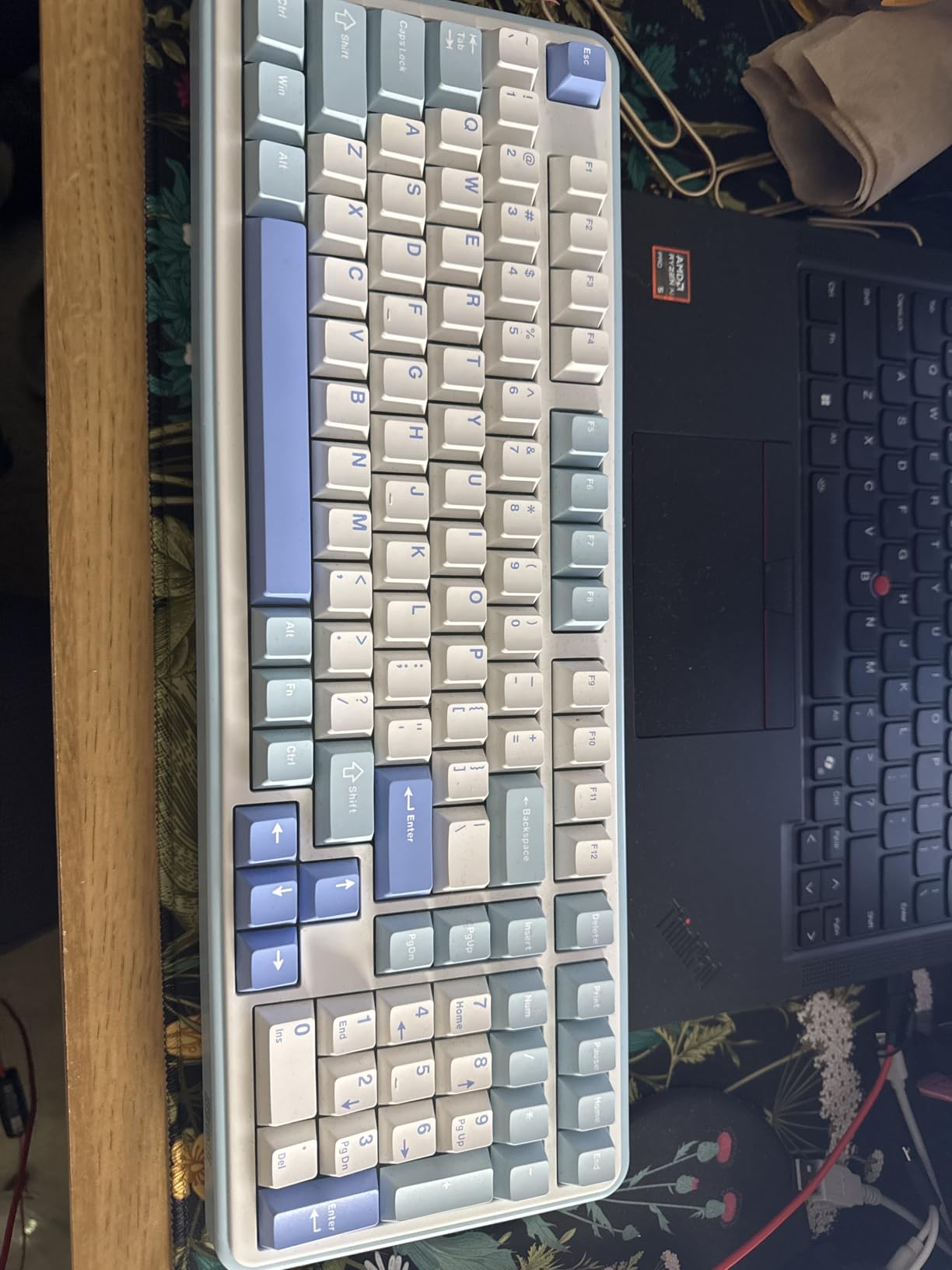 EPOMAKER TH99 Tri-Mode Wireless Mechanical Keyboard with 8000mAh Battery, Hot Swappable Custom RGB Gaming Keyboard with Numpad, Creamy Gasket Keyboard for PC/Mac/Office customer photo 1