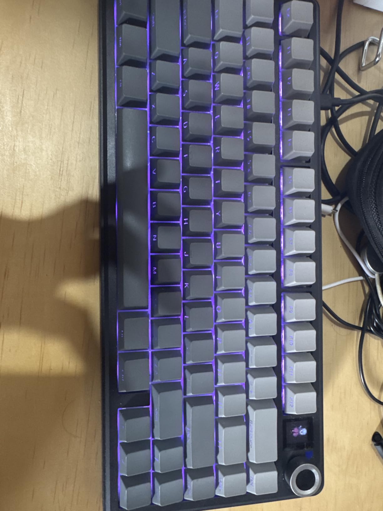 EPOMAKER X Aula F75 MAX Wireless Mechanical Keyboard with TFT Screen and Knob, Gasket Gaming Keyboard in 75% Layout, Hot Swappable, RGB Backlight, for PC/Mac/Linux customer photo 2