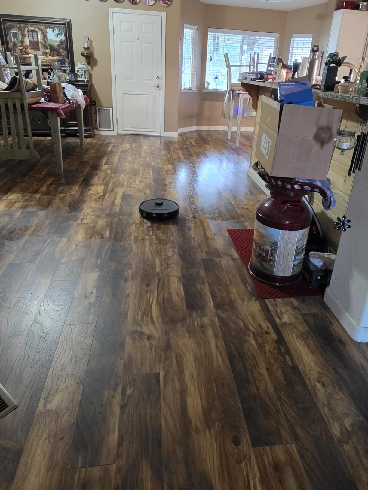 roborock Qrevo Series Robot Vacuum and Mop, Upgraded from Qrevo S | 8000Pa Suction, Anti-Tangle Brushes, Smart Obstacle Avoidance, Auto Mop Washing, All-in-One Dock, Spinning Mop, Black(QV 35A) customer photo 2