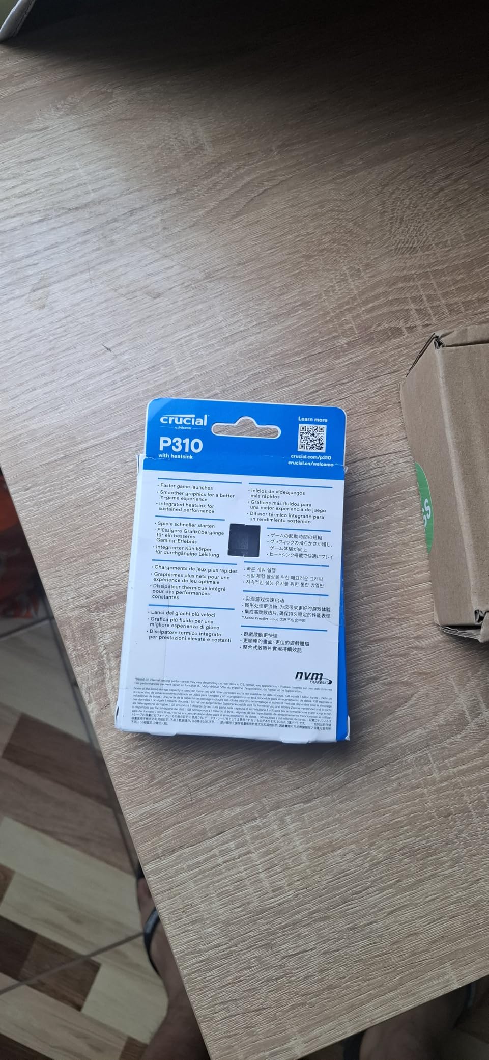 Crucial P310 2280 1TB PCIe Gen4 NVMe Gaming PS5 SSD with Heatsink, Up to 7,100MB/s, PlayStation5, Laptop & Desktop (PC) Compatible, Solid State Drive - CT1000P310SSD5-01 customer photo 2
