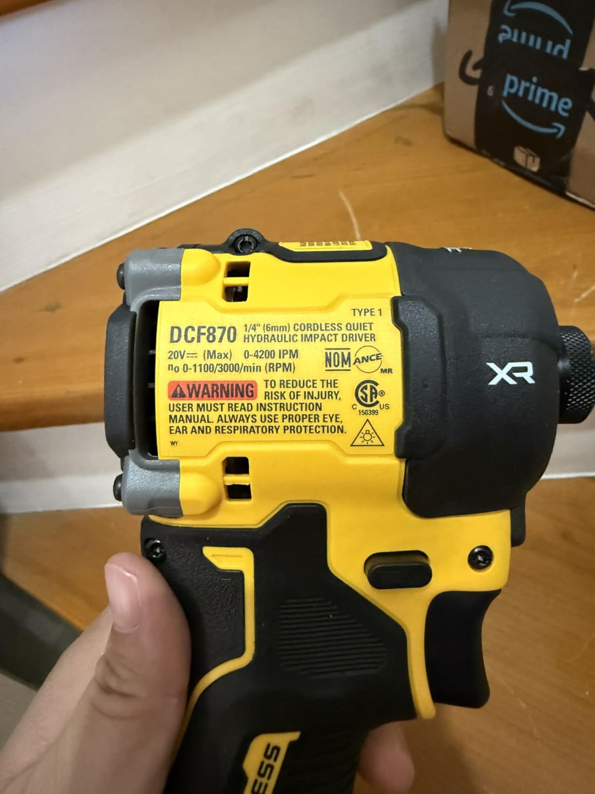 DEWALT 20V MAX 1/4 Inch Hydraulic Impact Driver (DCF870B) | Quiet, Brushless Cordless, XR Extreme Runtime, LED Halo Ring, Battery Not Included customer photo 1
