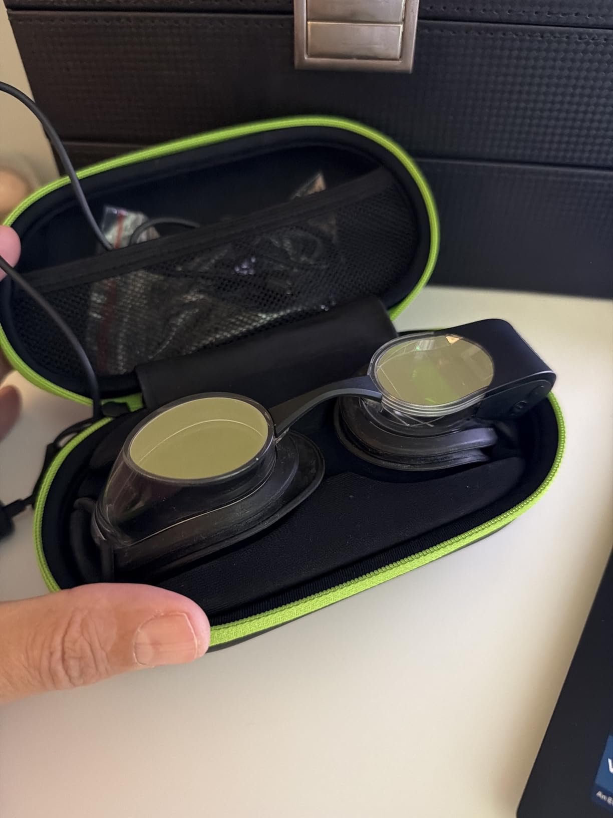 Holoswim 2S Smart Swim Goggles, Digital Real-time Data Display Smart AR Goggles with AI Data Analysis APP customer photo 2