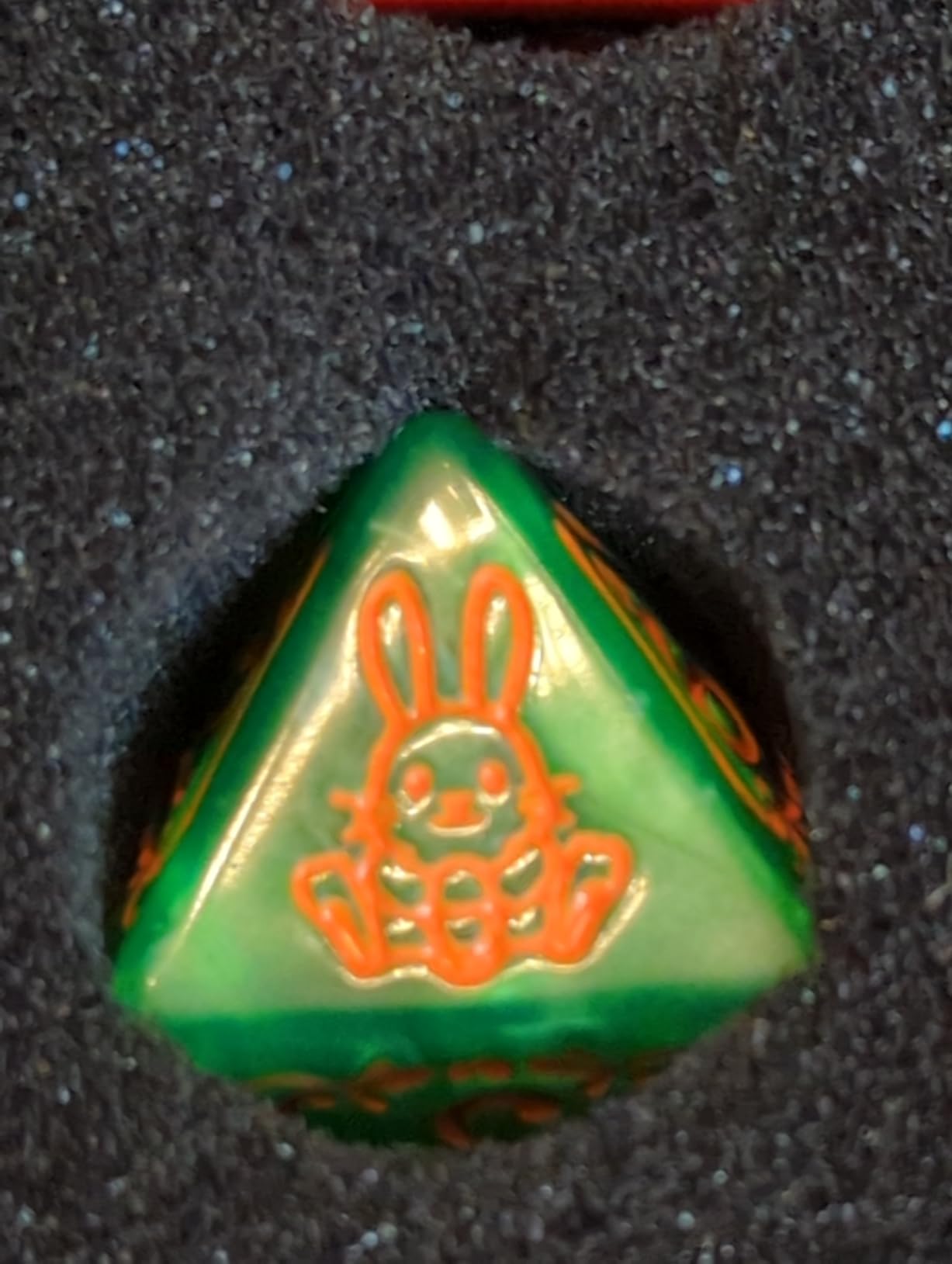 QMAY Mystery Dice Set - 7 Pcs Acrylic Polyhedral Dice + 1 Pcs Velvet Bag | Random Patterns & Various Styles DND Dice Gifts for D&D, Pathfinder, MTG, Table Game Night, Dice Goblins, RPG Players & DMs customer photo 2