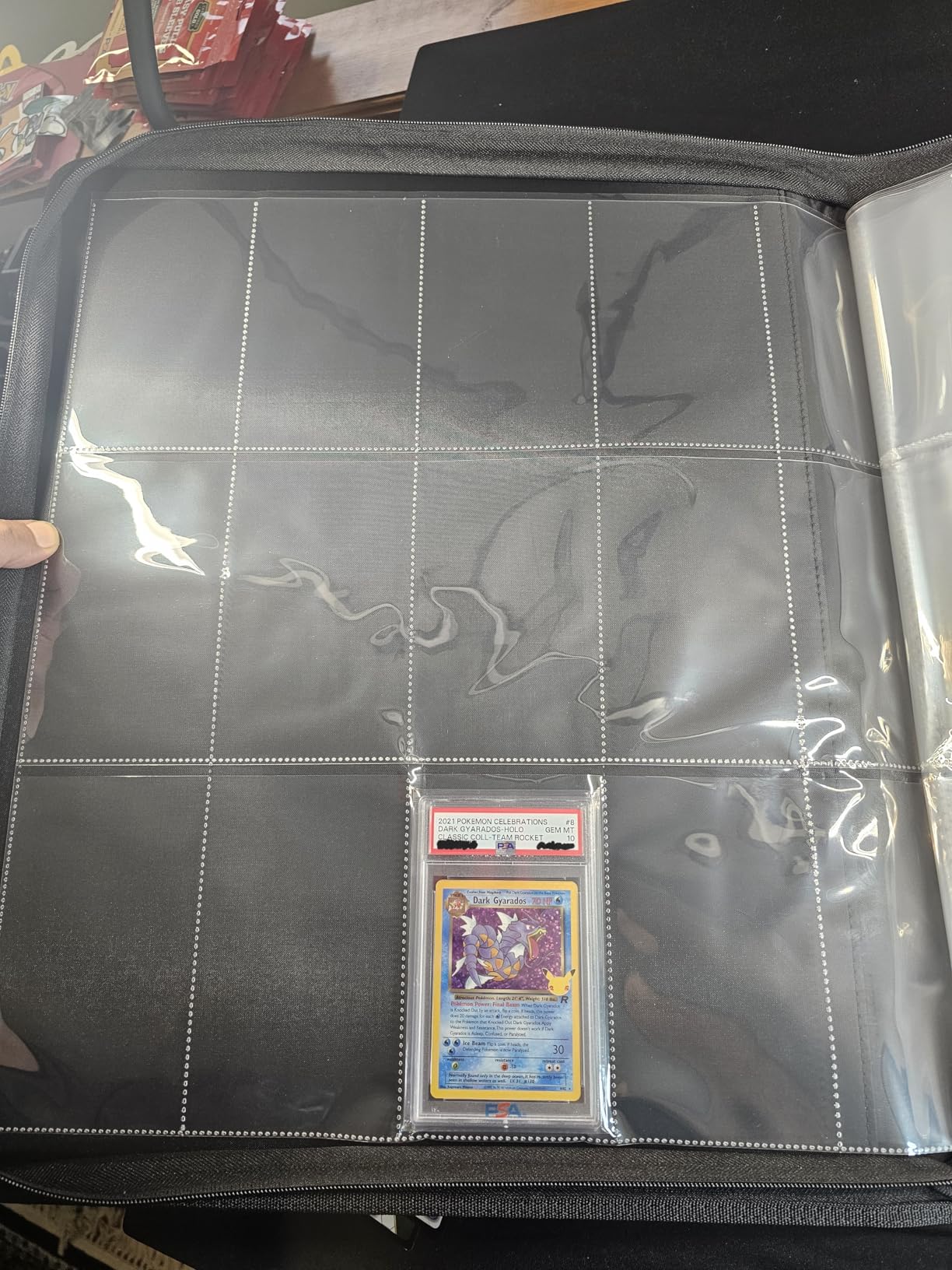 12 Pocket PSA Slab Binder, Holds 168 PSA Slabs, Graded Card Binder for PSA, CGC, CSG, FGS and FCG Slabs customer photo 1