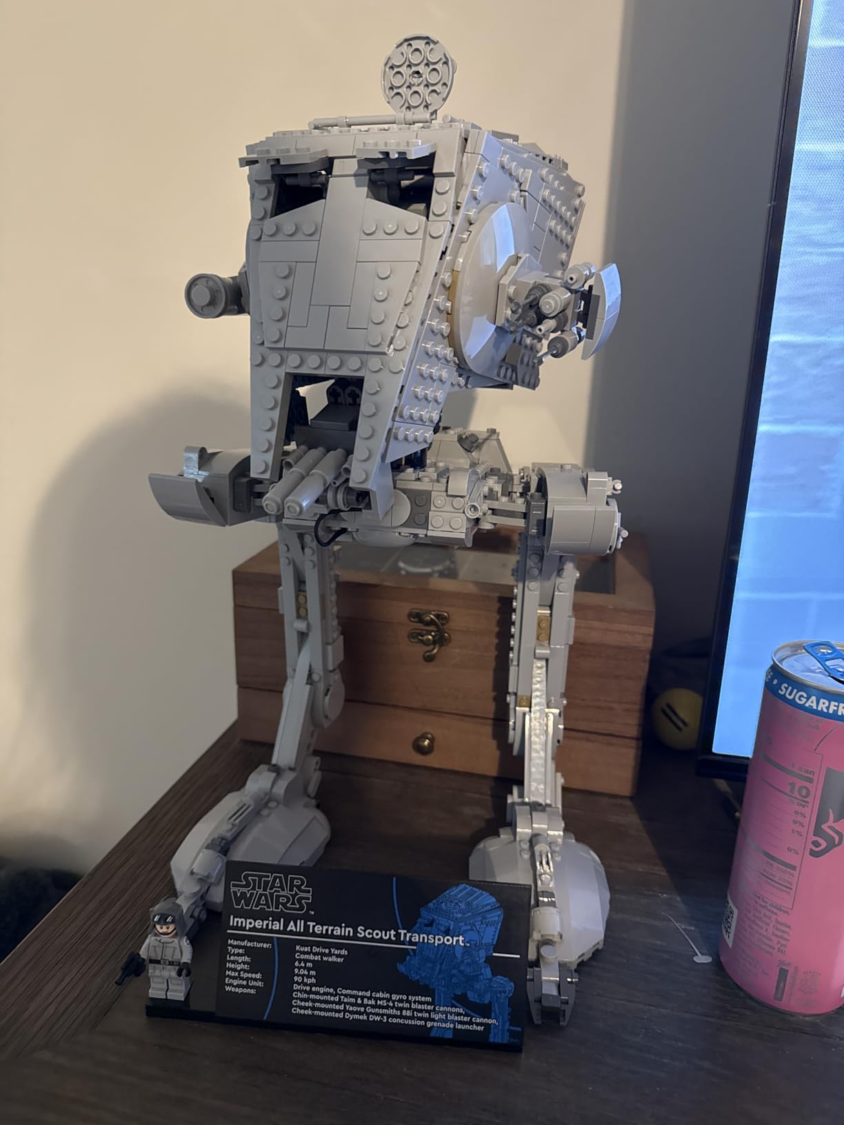 LEGO Star Wars AT-ST Walker 75417 Imperial Forces Collectible Model Kit customer photo 2