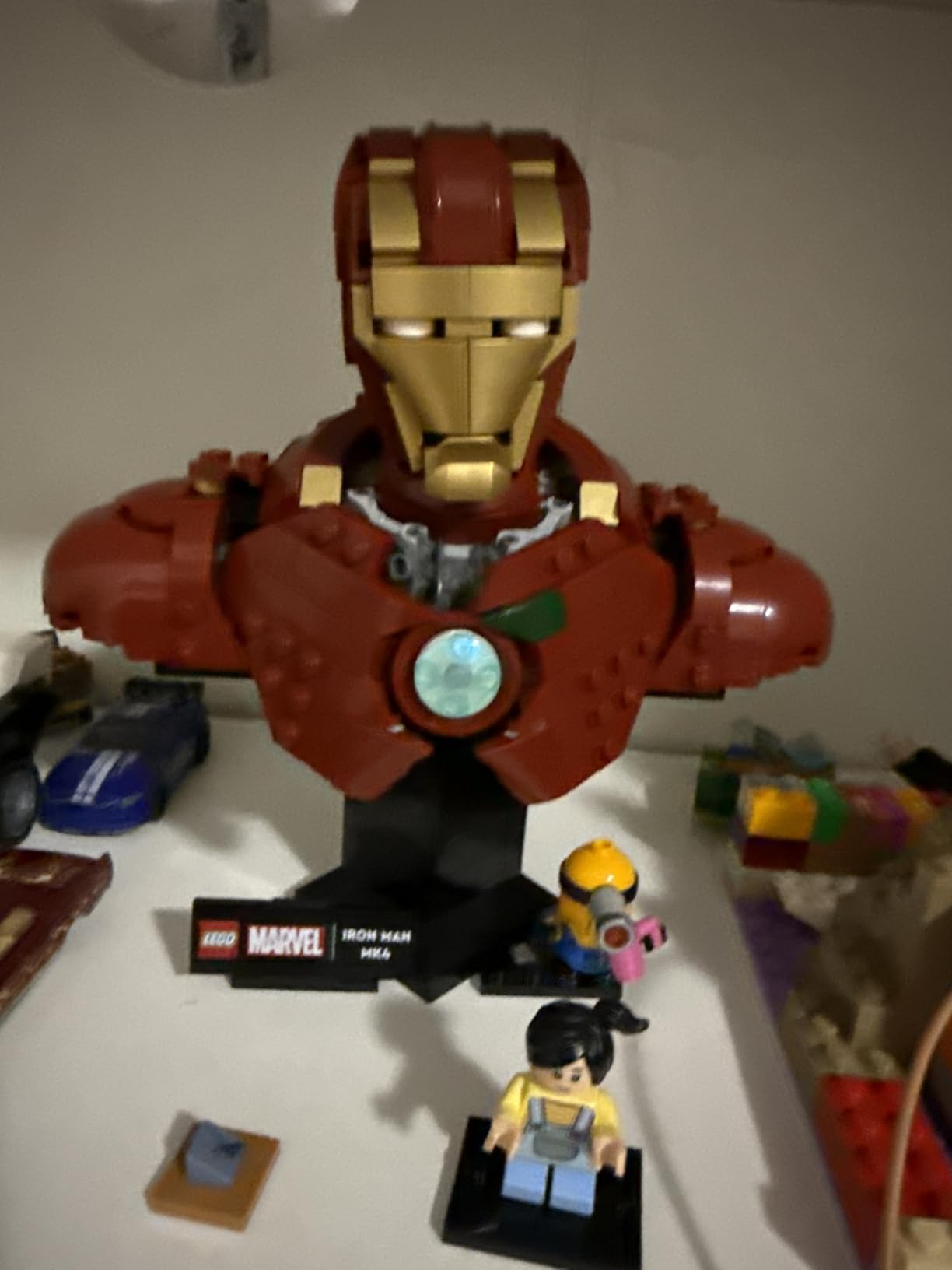 LEGO Marvel Iron Man MK4 Bust - Building Kit for Adults, Ages 18+ - Includes Iron Man Minifigure - Collectible Model for Super Hero Fans - Gift for Men and Women - 76327 customer photo 2