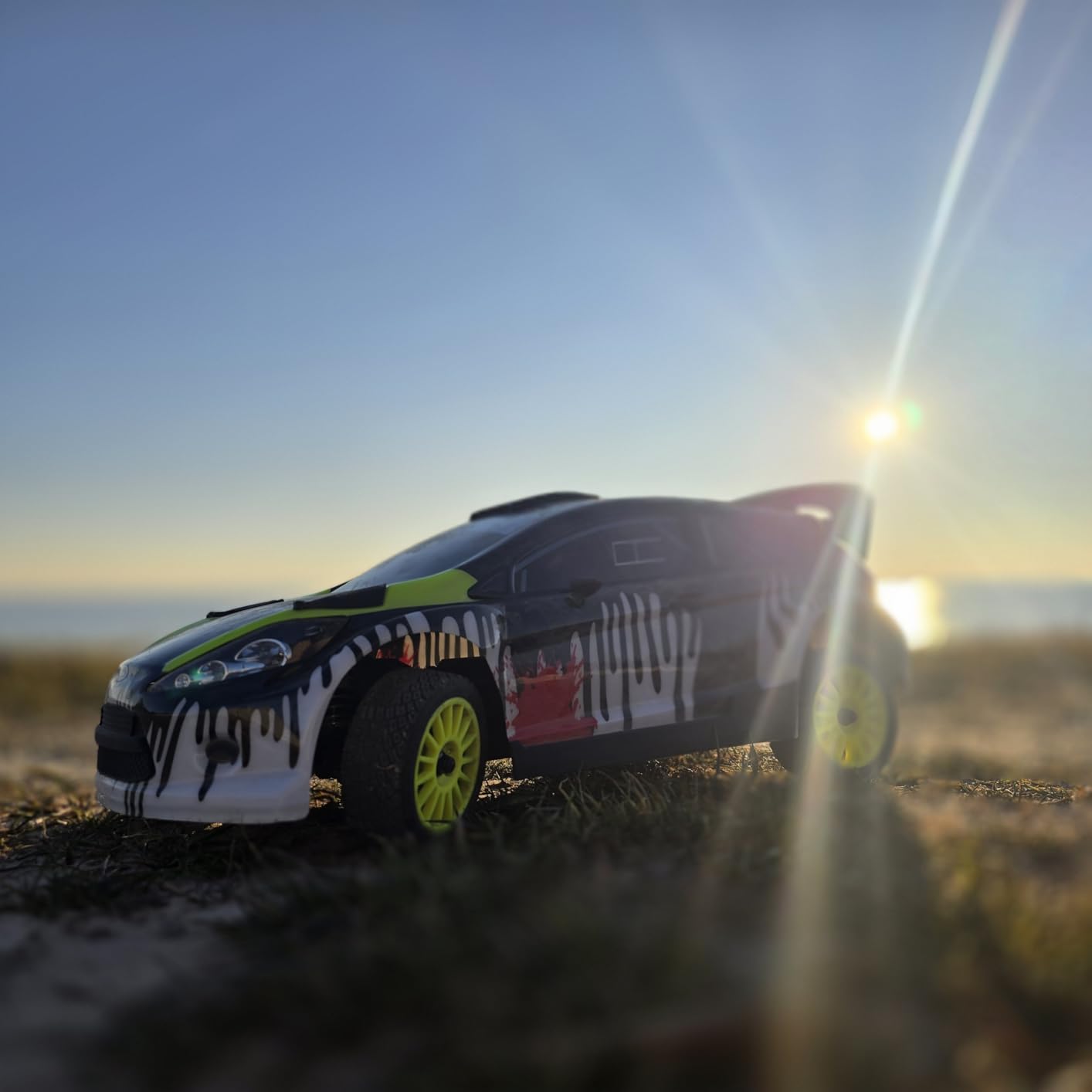 RIAARIO 1/10 Brushless RC Cars, 50 MPH Rally Car, 4WD, Waterproof, 8+ Ages | 45A Waterproof ESC, 11KG Micro Servo, 2852 3800KV Brushless Motor, 3S Lipo, 5CH Transmitter, Metal Chassis, All-Terrain customer photo 1