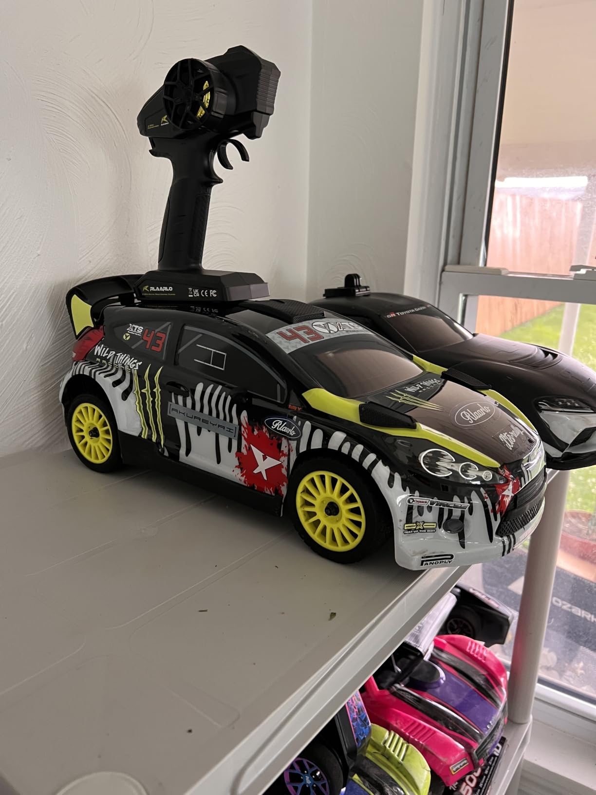 RIAARIO 1/10 Brushless RC Cars, 50 MPH Rally Car, 4WD, Waterproof, 8+ Ages | 45A Waterproof ESC, 11KG Micro Servo, 2852 3800KV Brushless Motor, 3S Lipo, 5CH Transmitter, Metal Chassis, All-Terrain customer photo 2