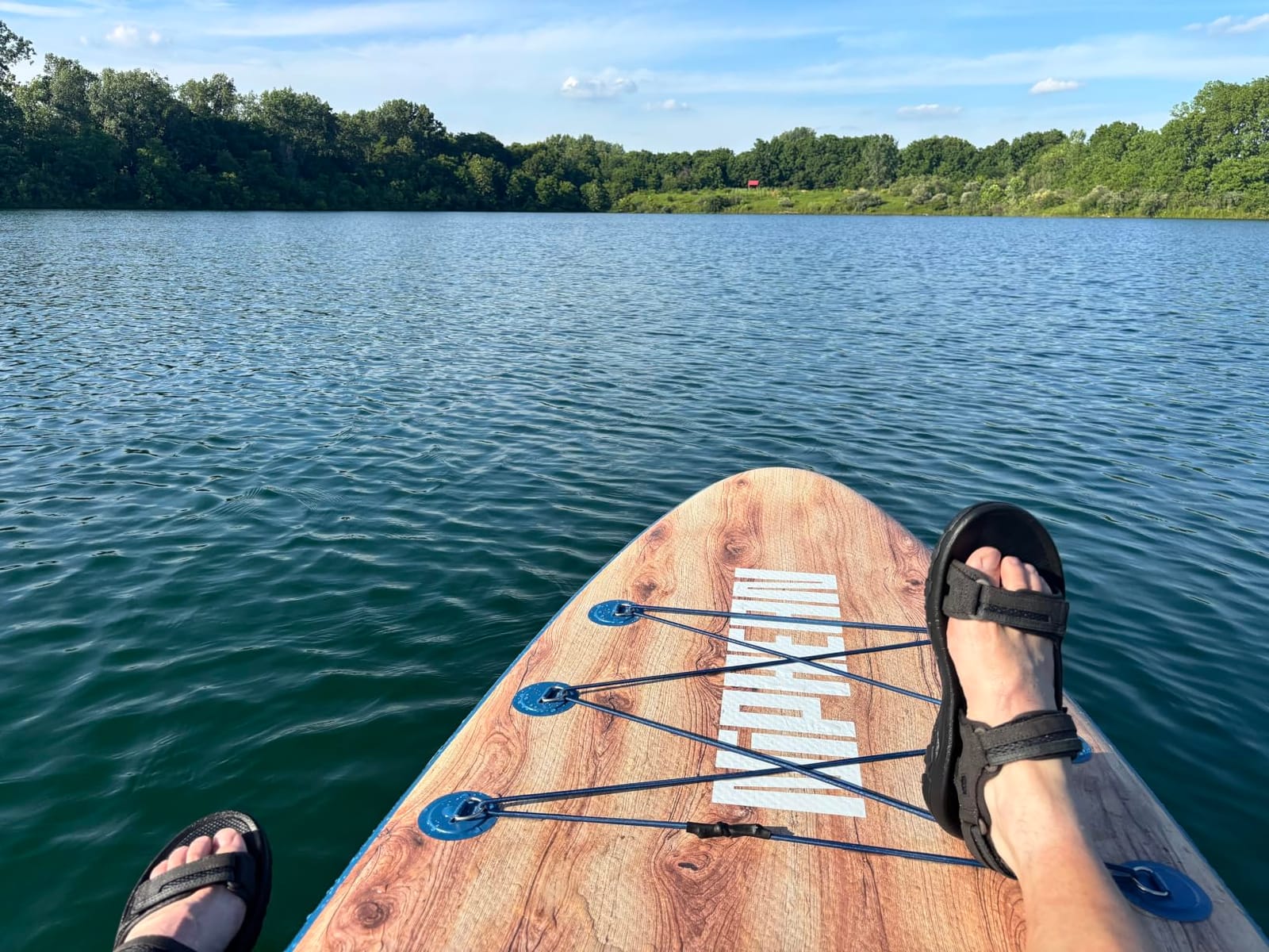 Niphean Inflatable Stand Up Paddle Board with SUP Accessories | 10'6'' SUP, Anti-Slip EVA Deck, 450 lbs Capacity Inflatable Paddle Boards for Adults & Youth of All Skill Levels customer photo 1