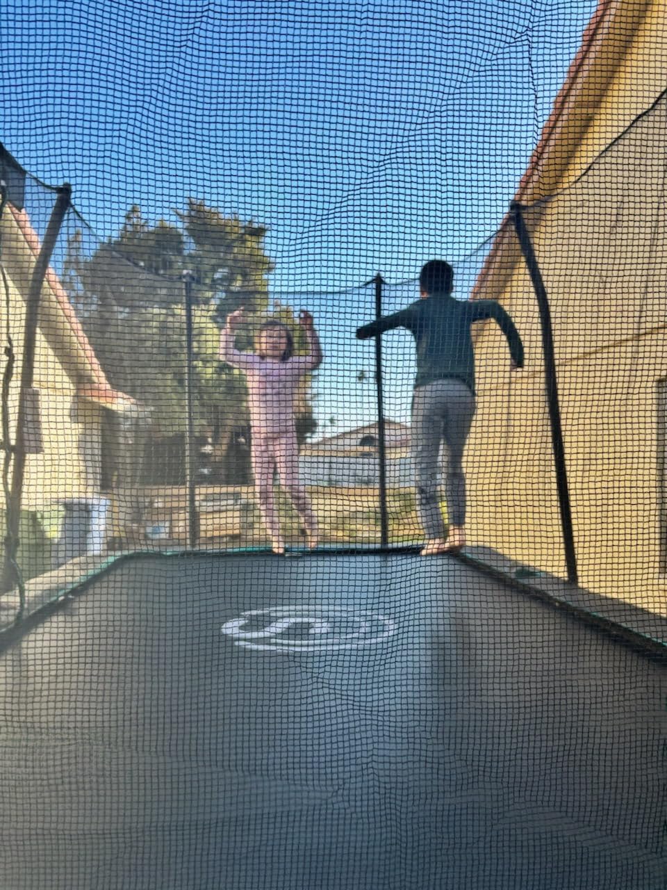 Skywalker Signature Series Trampoline with Enclosure | Black Powder-Coat Frame, Patented No-Gap Enclosure, XPE Safety Foam, Thicker Spring Pad, Storage Bag customer photo 2