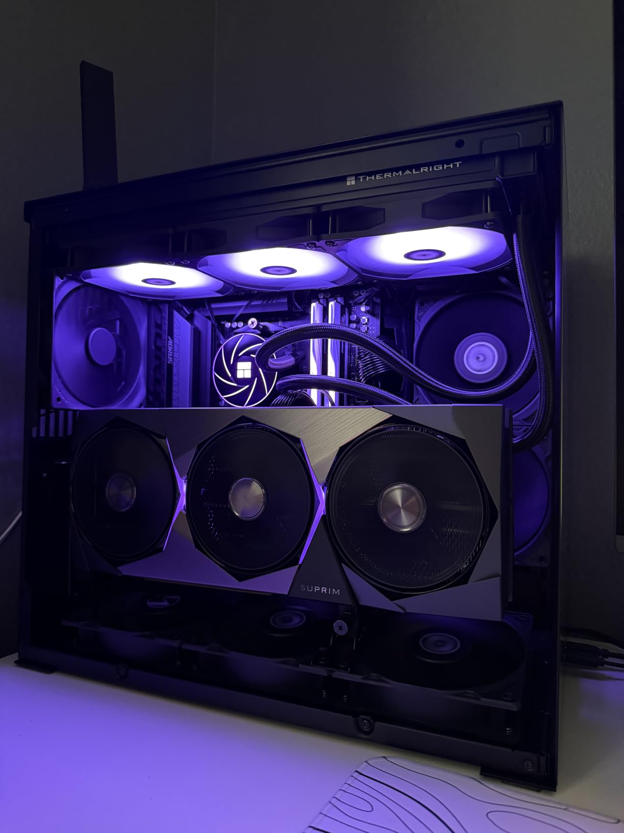 msi Gaming RTX 5080 16G SUPRIM SOC Graphics Card (16GB GDDR7, 256-bit, Extreme Performance: 2760 MHz, DisplayPort x 3 2.1a, HDMI 2.1b, NVIDIA Blackwell Architecture) customer photo 1