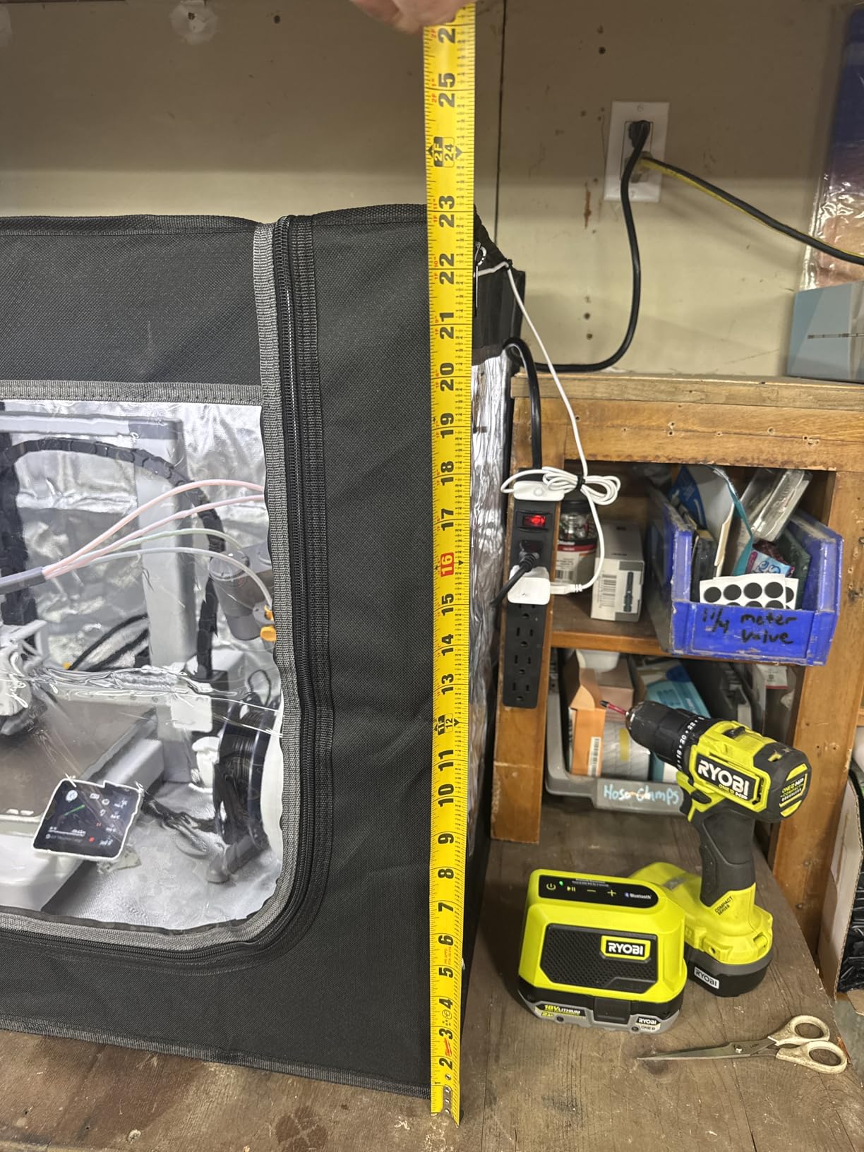 3D Printer Enclosure with Ventilation for Bambu Lab A1 Combo,Large Size Fireproof&Dustproof Enclosure,Noise Reduction,Constant Temperature 3D Printer Cover with LED Lighting System-32.5x23x23inch customer photo 1