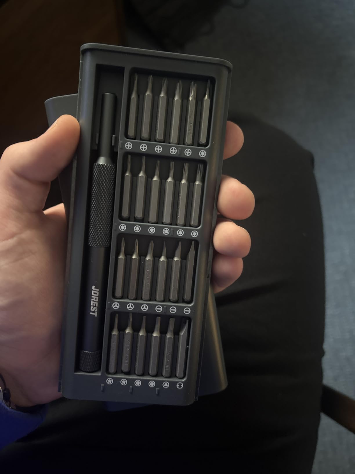 JOREST 25-IN-1 Precision Screwdriver Set, Mini Repair Tool Kit with Torx for Macbook, Computer, Laptop, iPhone, PS5, Xbox, Switch, Glasses, Watch, Ring Doorbell, Electronic, Small Gift Gadget for Men customer photo 2