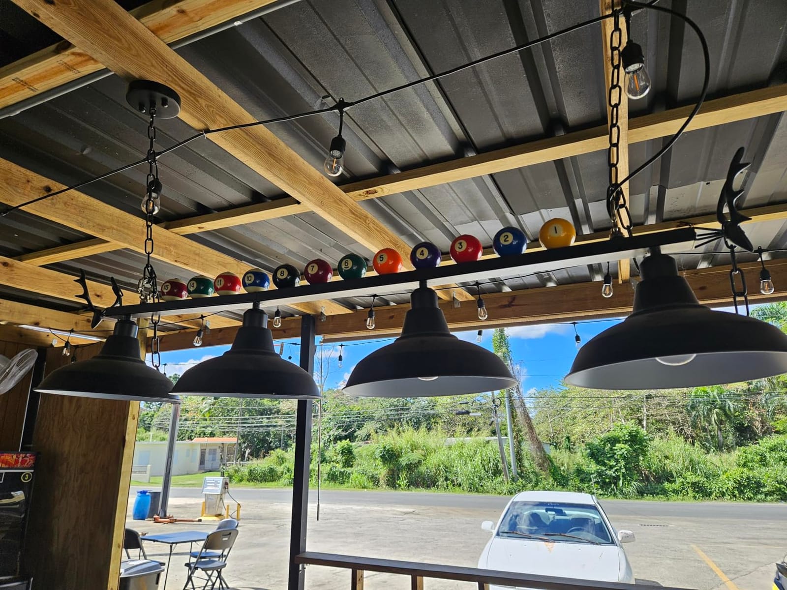Pool Table Light, Billiard Light for 7' 8' 9' Pool Table, Hanging Billiards Light (4 Lights) customer photo 2