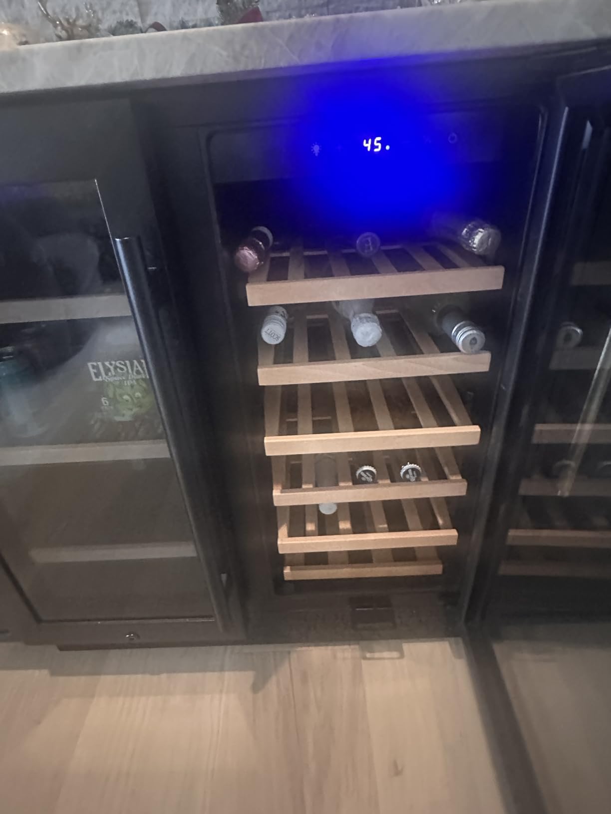 Tylza Glass Door Beverage Display Refrigerator 360L 600 Can White | Fast cool, low noise, self-closing door, glass door, for store/office customer photo 1