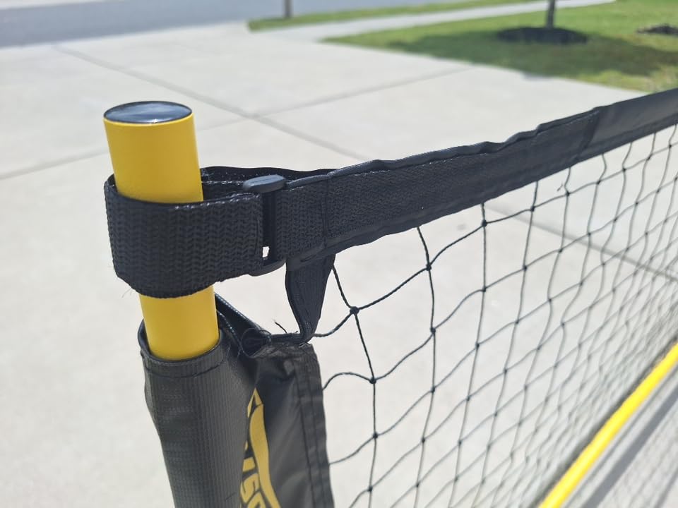 Fostoy Pickleball Set Net with 4 Paddles Pickleballs, 6FT/11FT/22FT | Portable 3-in-1 Pickleball Net with Wheels, Carry Bag, Steady Metal Frame Designed for Backyards, Driveways, and Garages customer photo 1