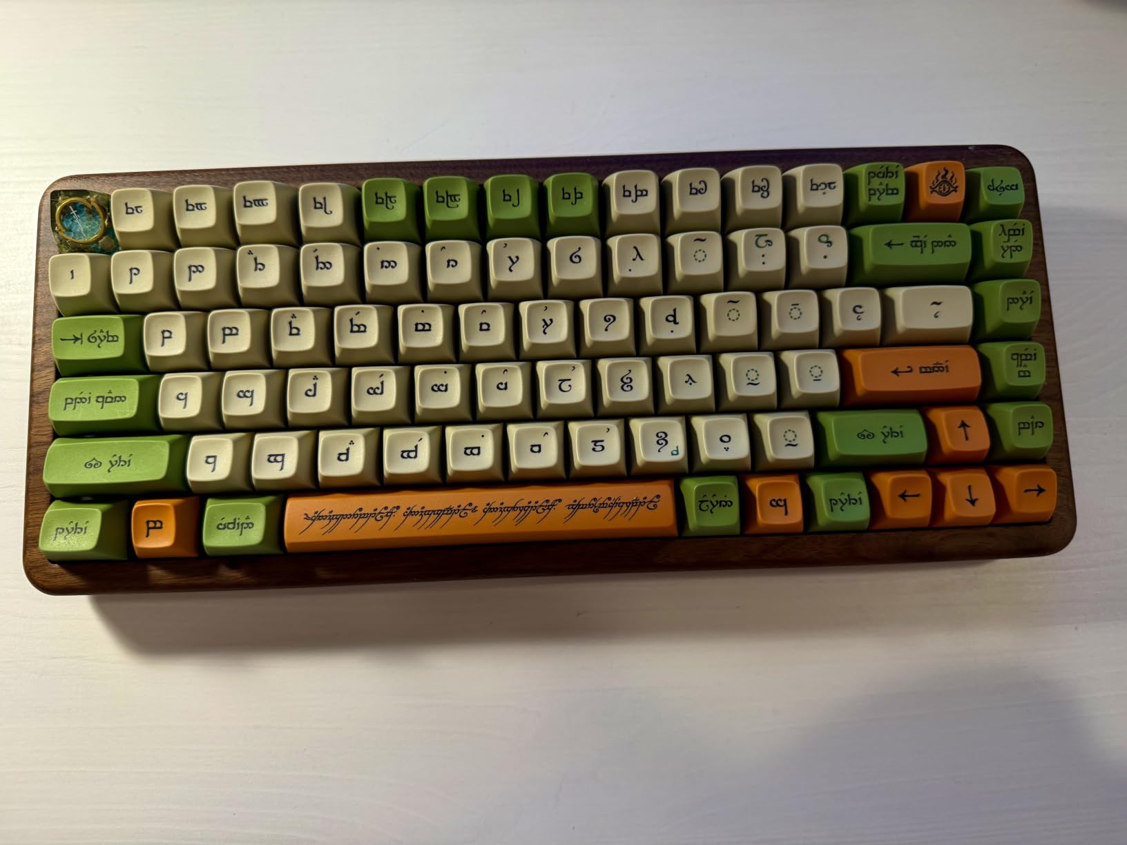 Womier 75% Wireless Creamy Keyboard with Wood Shell, QMK/VIA WD75 V2 customer photo 1