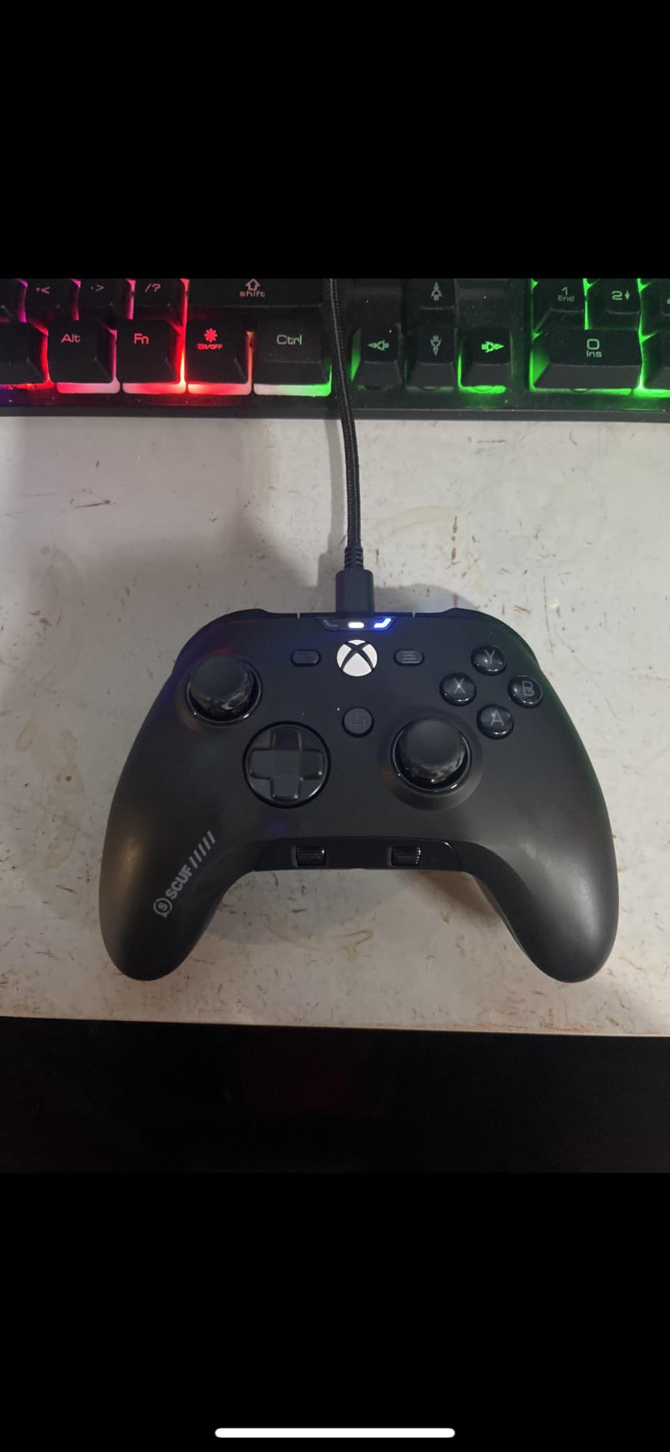 SCUF VALOR PRO Wired Performance Xbox Controller – Customizable Back Paddles, Instant Triggers, Hall Effect Thumbsticks, Audio Controls, Xbox Series X|S, Xbox One, Windows PC – Black customer photo 1