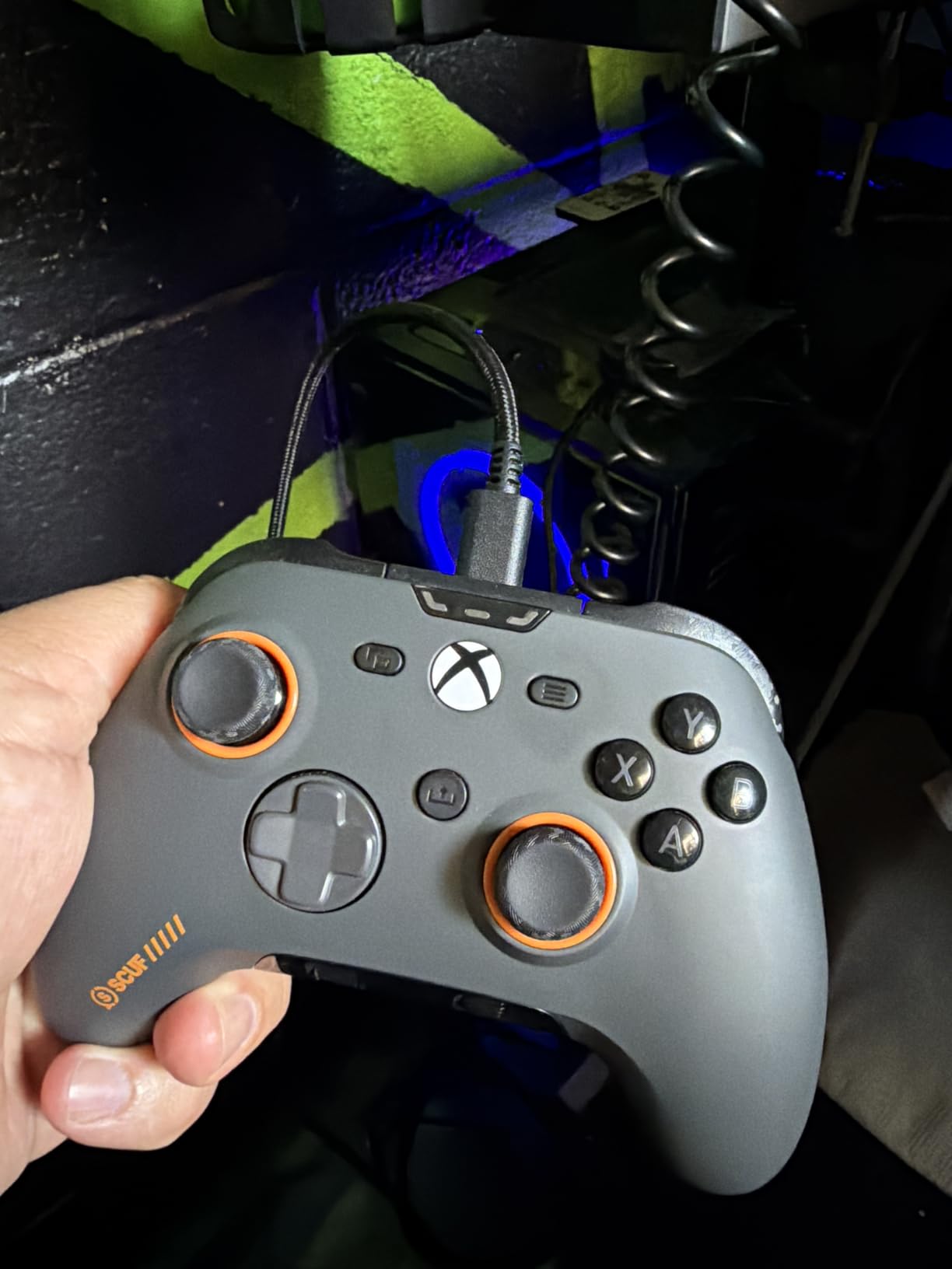 SCUF VALOR PRO Wired Performance Xbox Controller - Customizable Back Paddles, Instant Triggers, Hall Effect Thumbsticks, Audio Controls, Xbox Series X|S, Xbox One, Windows PC - Steel Gray customer photo 2