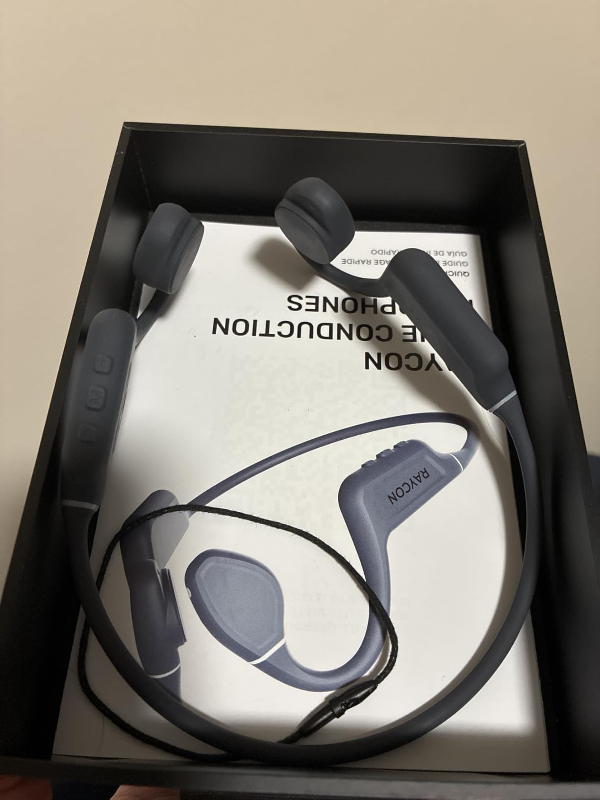Raycon Bone Conduction Headphones Bluetooth - Open Ear Running Headphones, Sweat & Water-Resistant customer photo 2