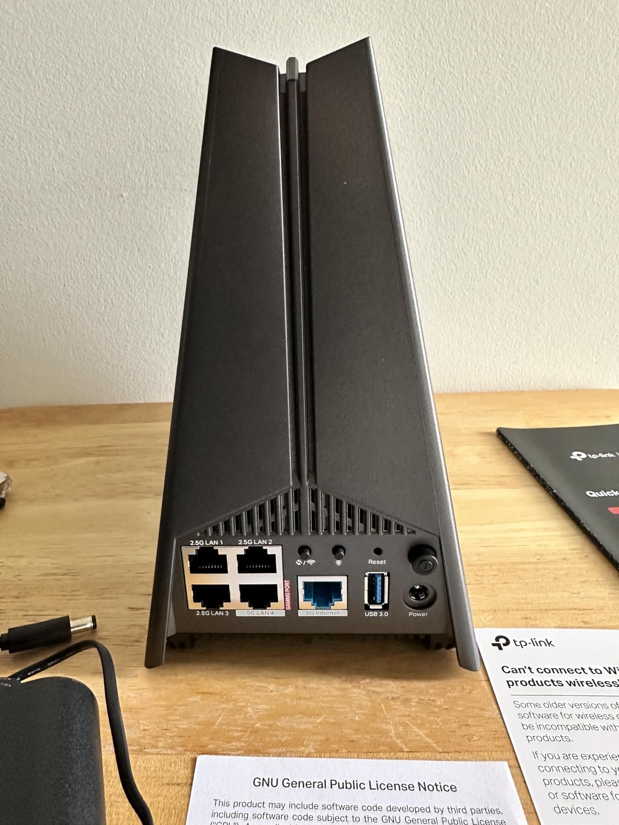 TP-Link Tri-Band BE11000 Wi-Fi 7 Gaming Router (Archer GE650) | 6-Stream, 11 Gbps, 320MHz, 2x5G + 3x2.5G Ports, USB 3.0, Game Acceleration, Gaming Port & Panel, RGB Lighting, HomeShield customer photo 1