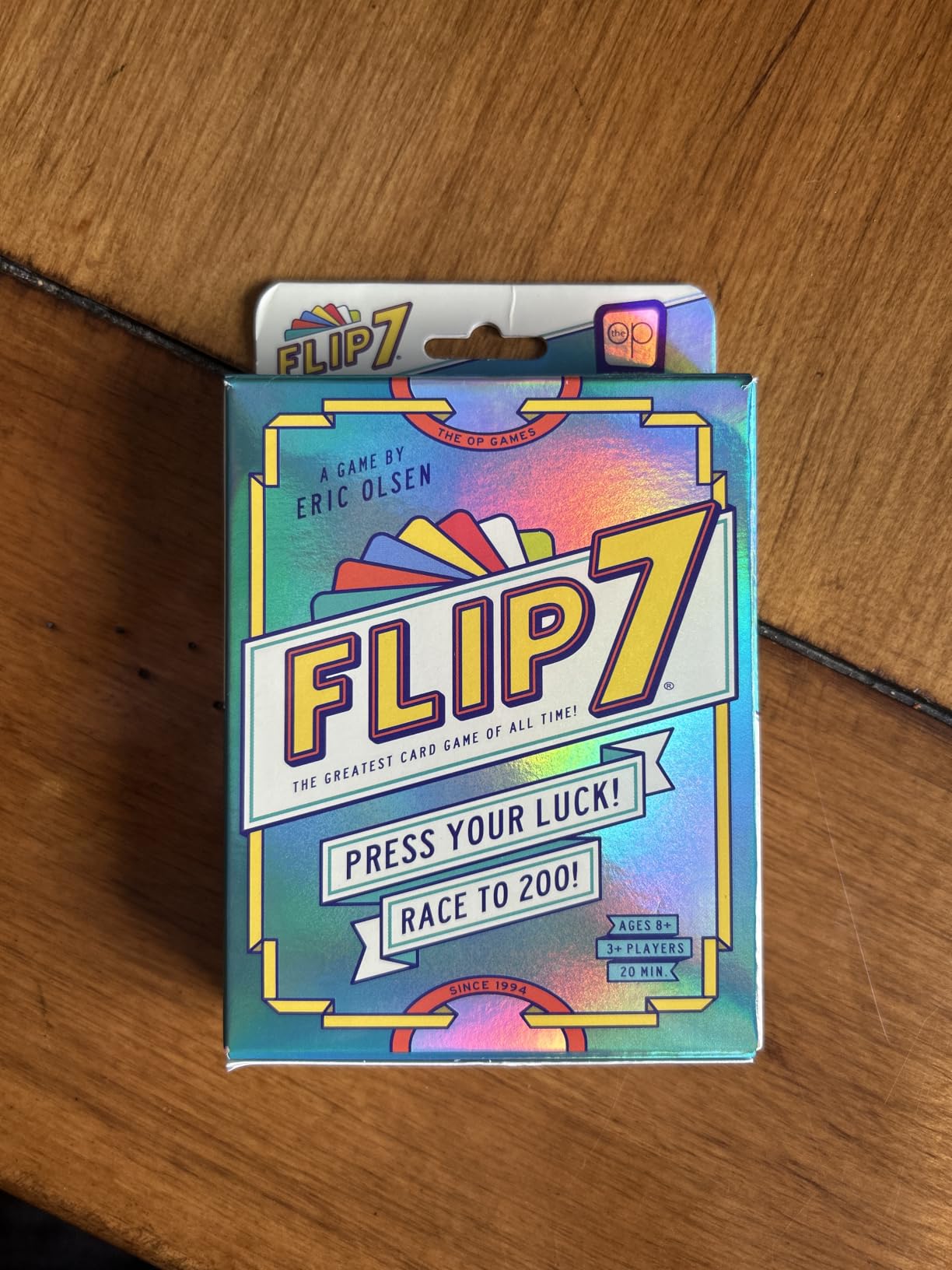 USAOPOLY Flip 7, The Ultimate Blend of Press Your Luck & Strategy, Fast-Paced Addictive Card Game, Quick to Learn & Easy to Teach, Perfect for Game Nights, 3+ Players, Ages 8 & Up, 20 Minutes Play Time customer photo 2