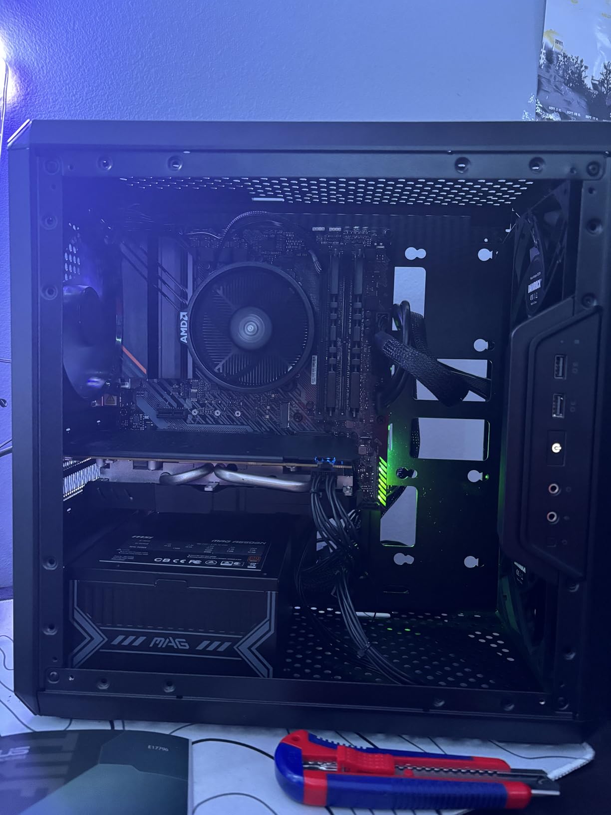MICRO CENTER AMD 5500 Processor with ASUS TUF Gaming A520M Plus Motherboard customer photo 2