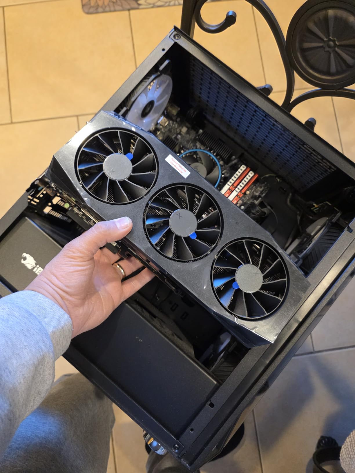 XFX Mercury AMD Radeon RX 9070 XT OC Gaming Edition with RGB 16GB GDDR6 HDMI 3xDP, AMD RDNA 4 RX-97TRGBBB9 customer photo 1