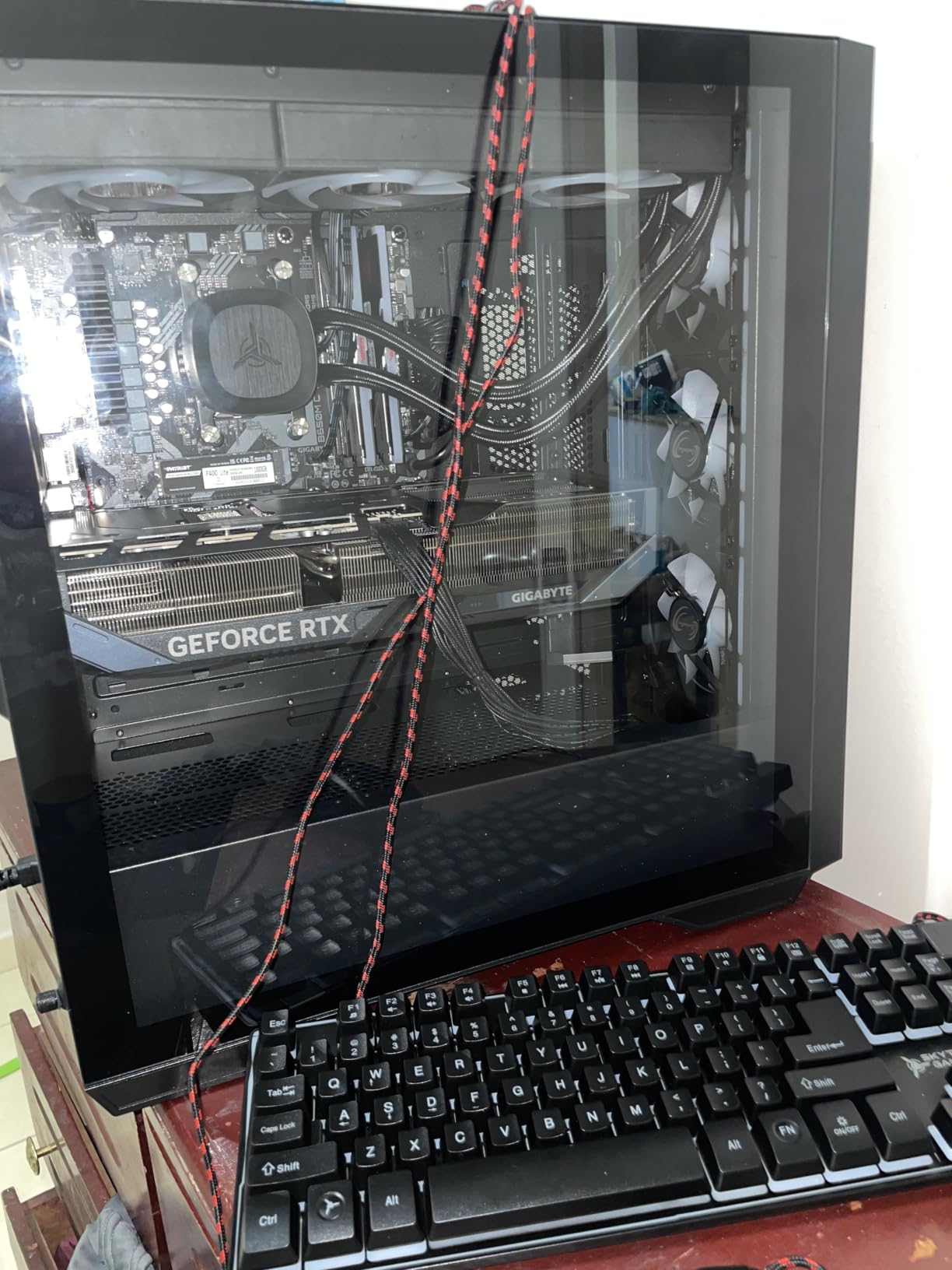 Skytech Gaming PC Rampage, Ryzen 7, RTX 5070 Ti, 32GB RAM, 1TB SSD | Windows 11, AMD 9700X, NVIDIA 5070 Ti, Gen4 NVMe SSD, DDR5 5600, 850W GOLD ATX 3 PSU, 360 ARGB AIO, Wi-Fi 5 customer photo 1